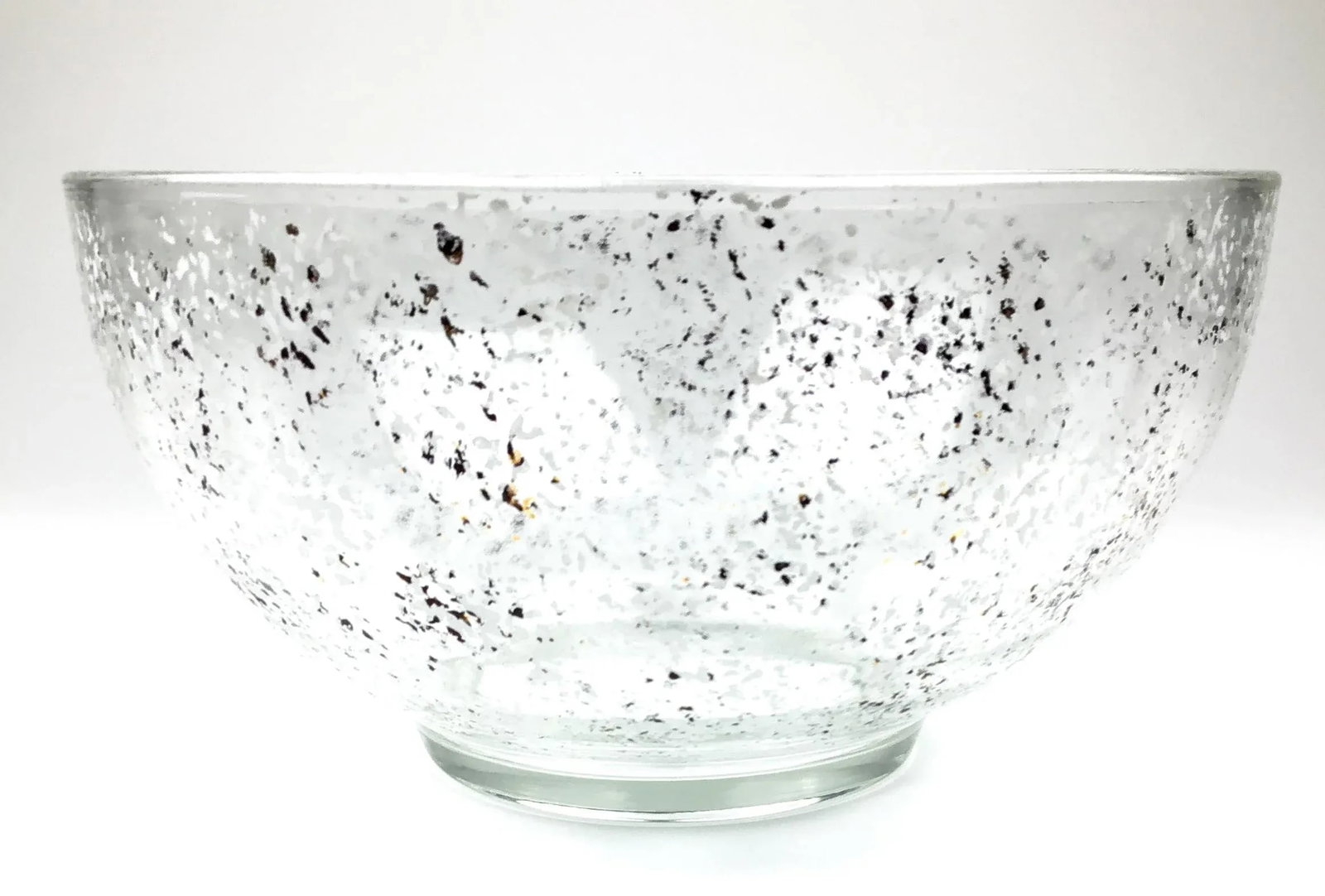 1990s Large Glass Spattered Design All Purpose Bowl - 4