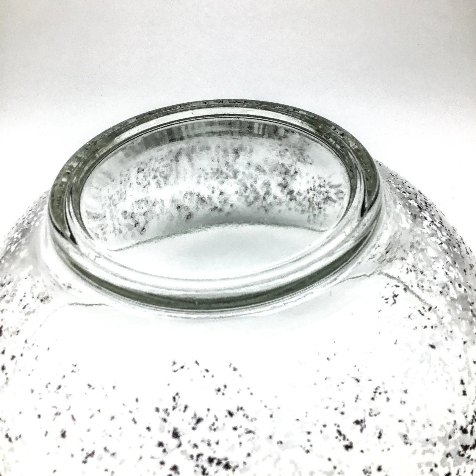 1990s Large Glass Spattered Design All Purpose Bowl - 9