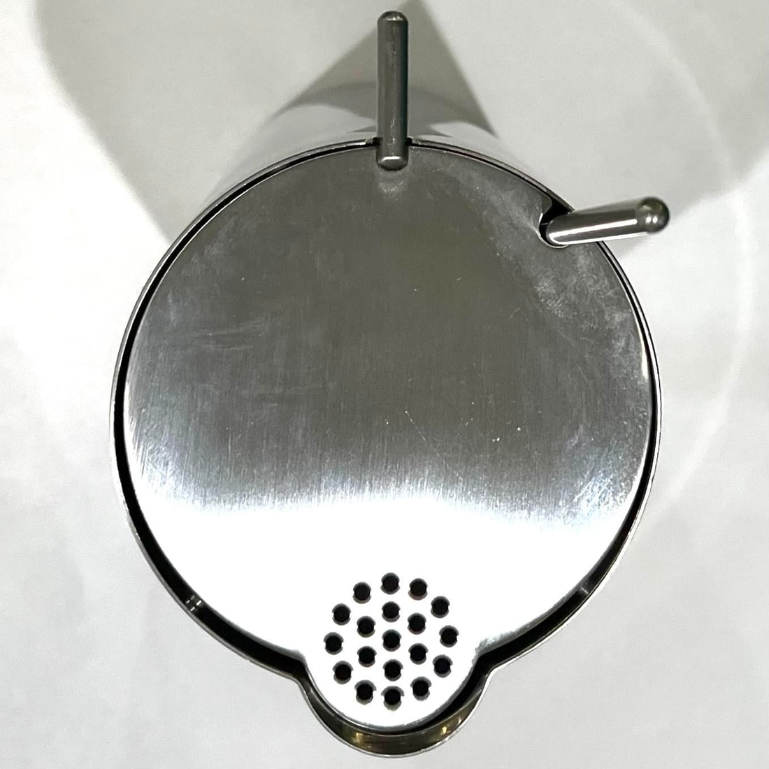 Late 20th Century Stelton Cylinda Martini Mixer With Stirrer Spoon by Arne Jacobsen - 9