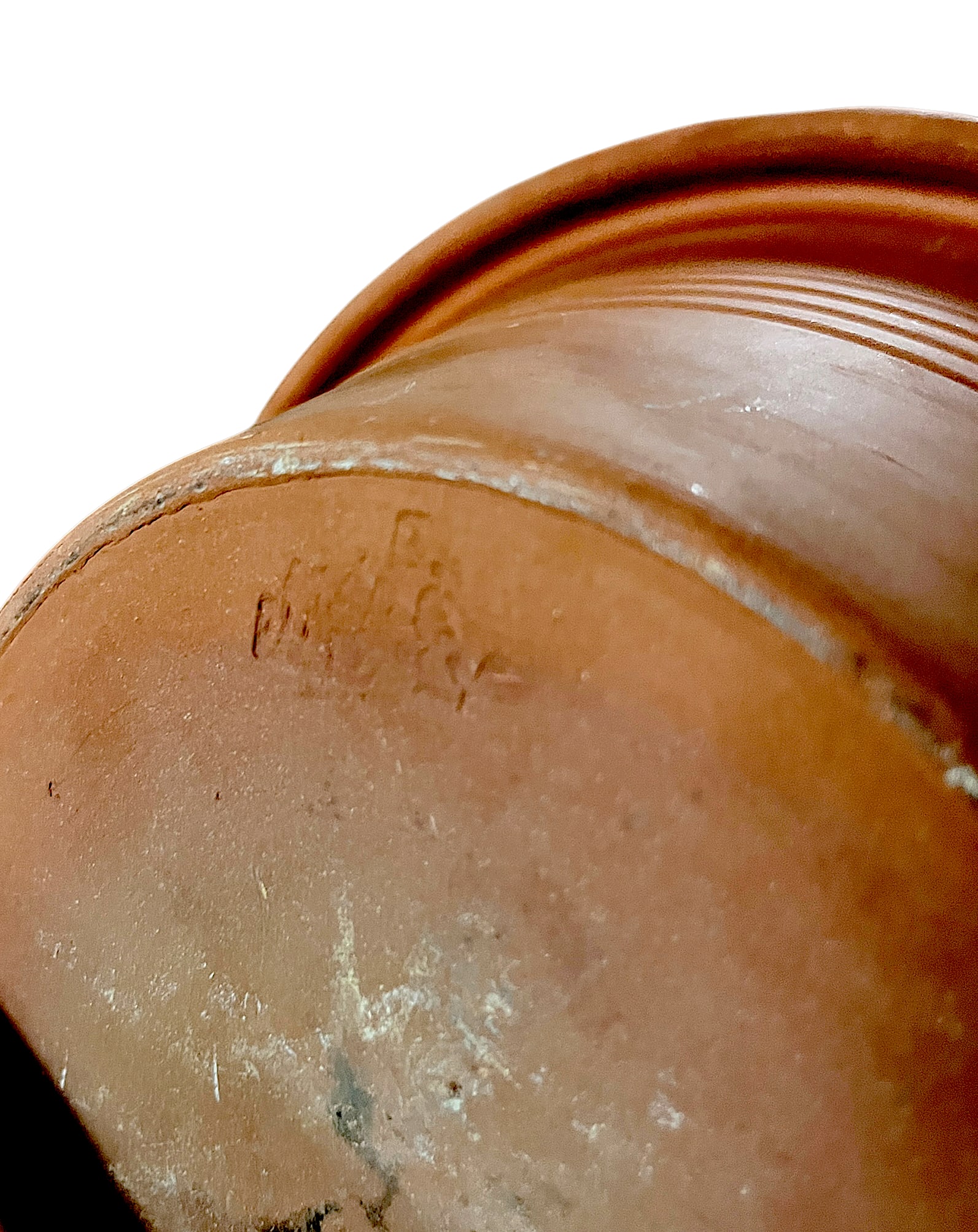 Italian Puglian Terracotta Passata Bowl "Schizzato" Splatterware Bowl in the Style of Cabana - 5