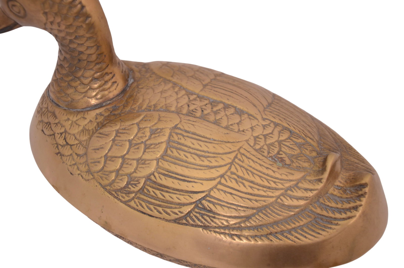 Midcentury 10" Brass Duck Box - 6