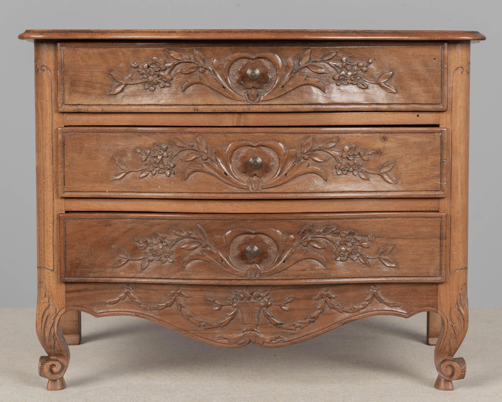French Louis XV Style Miniature Sample Commode - 7
