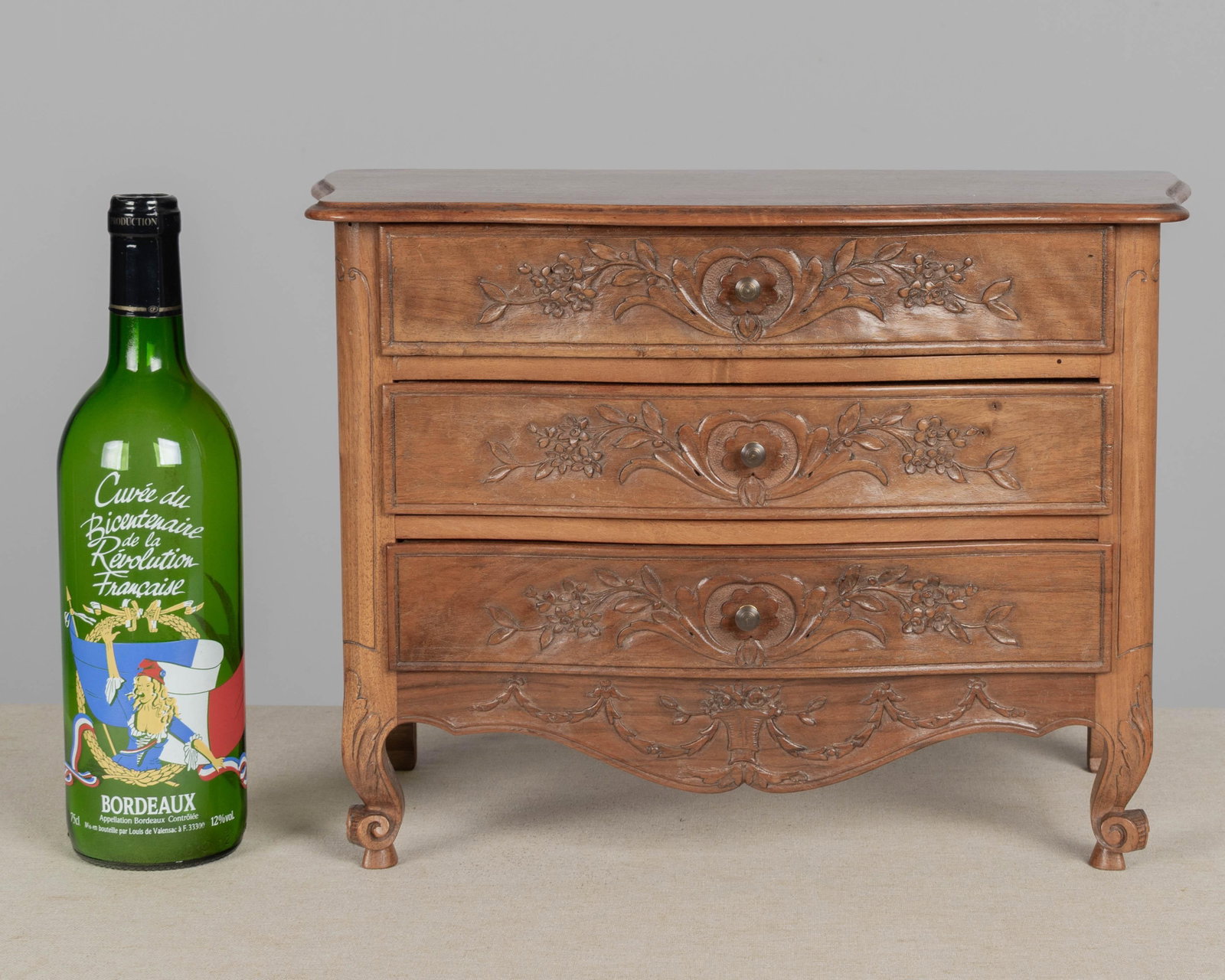 French Louis XV Style Miniature Sample Commode - 9