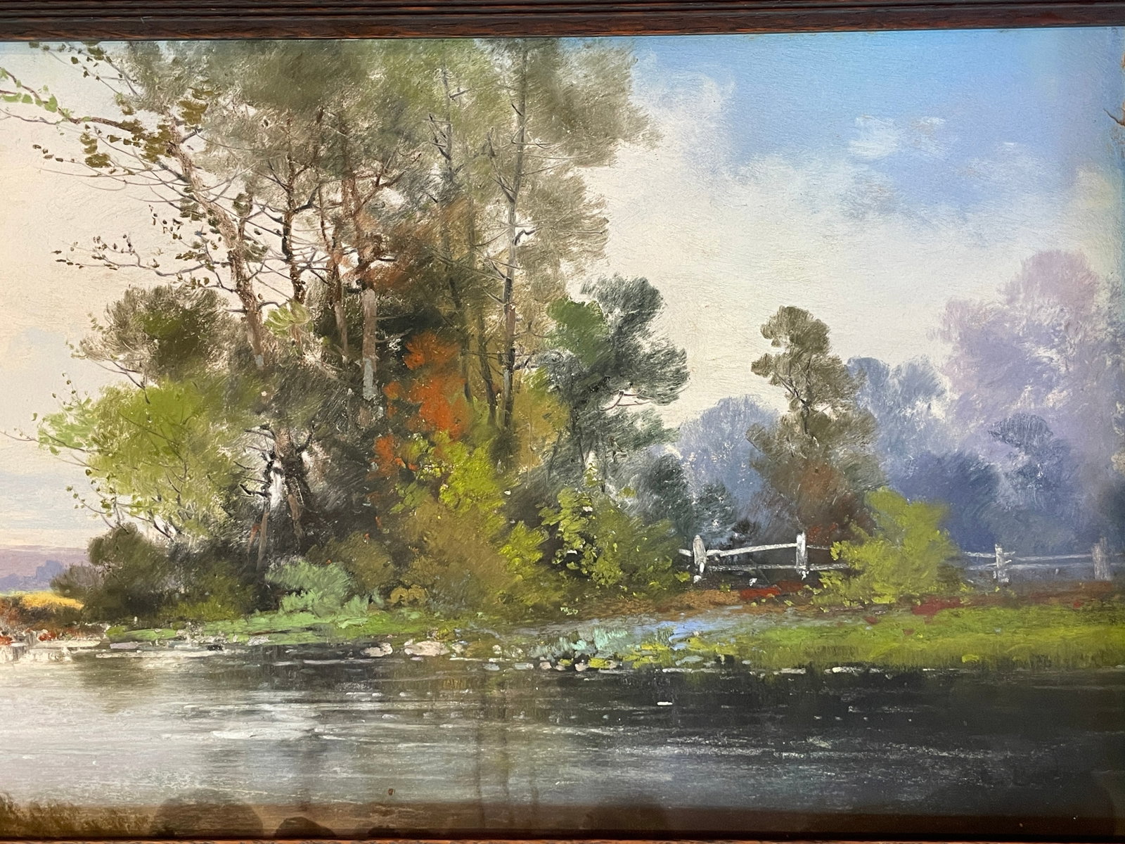 Early 20th . Romantic Framed British Landscape Painting - 5