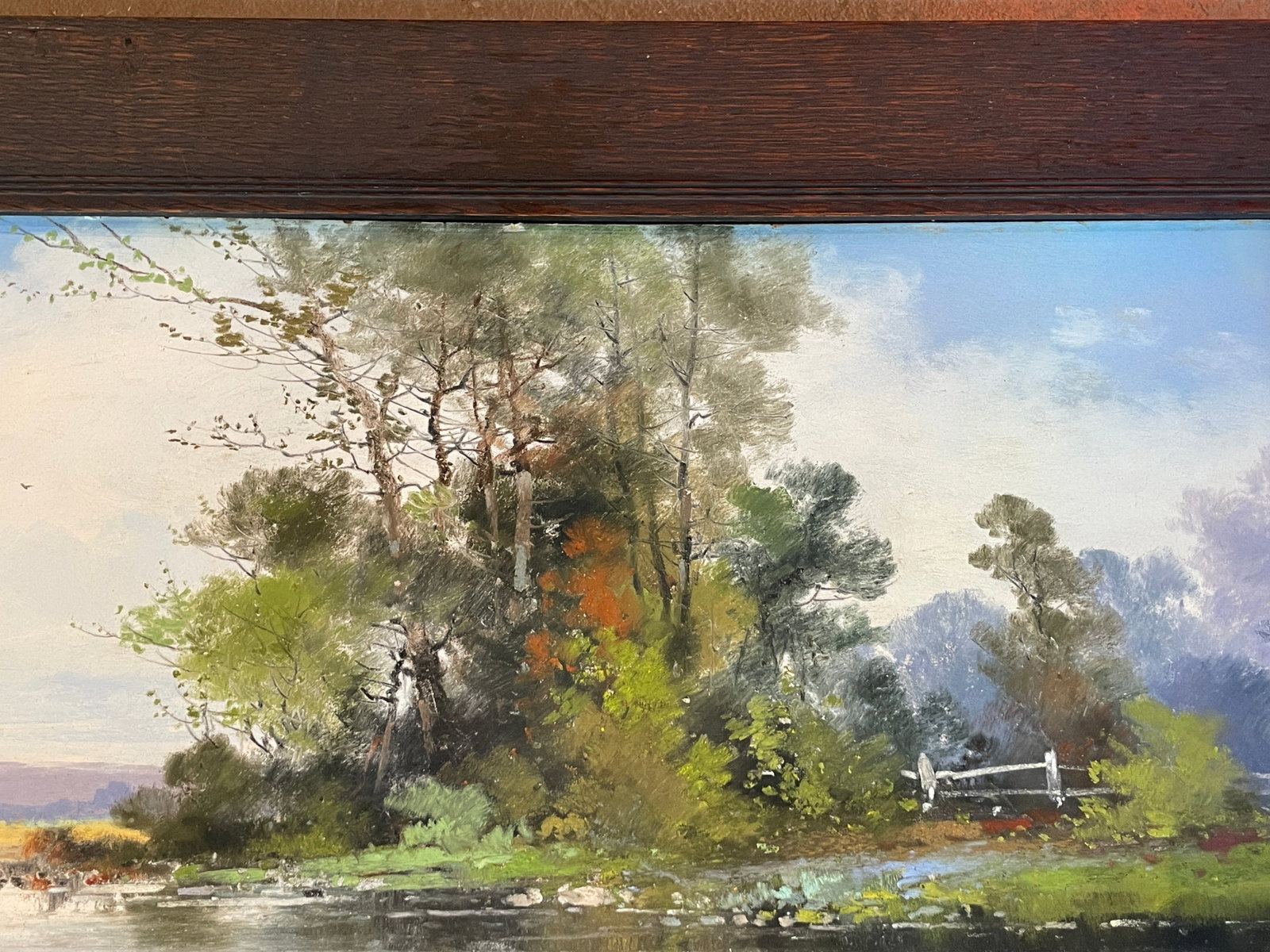 Early 20th . Romantic Framed British Landscape Painting - 6