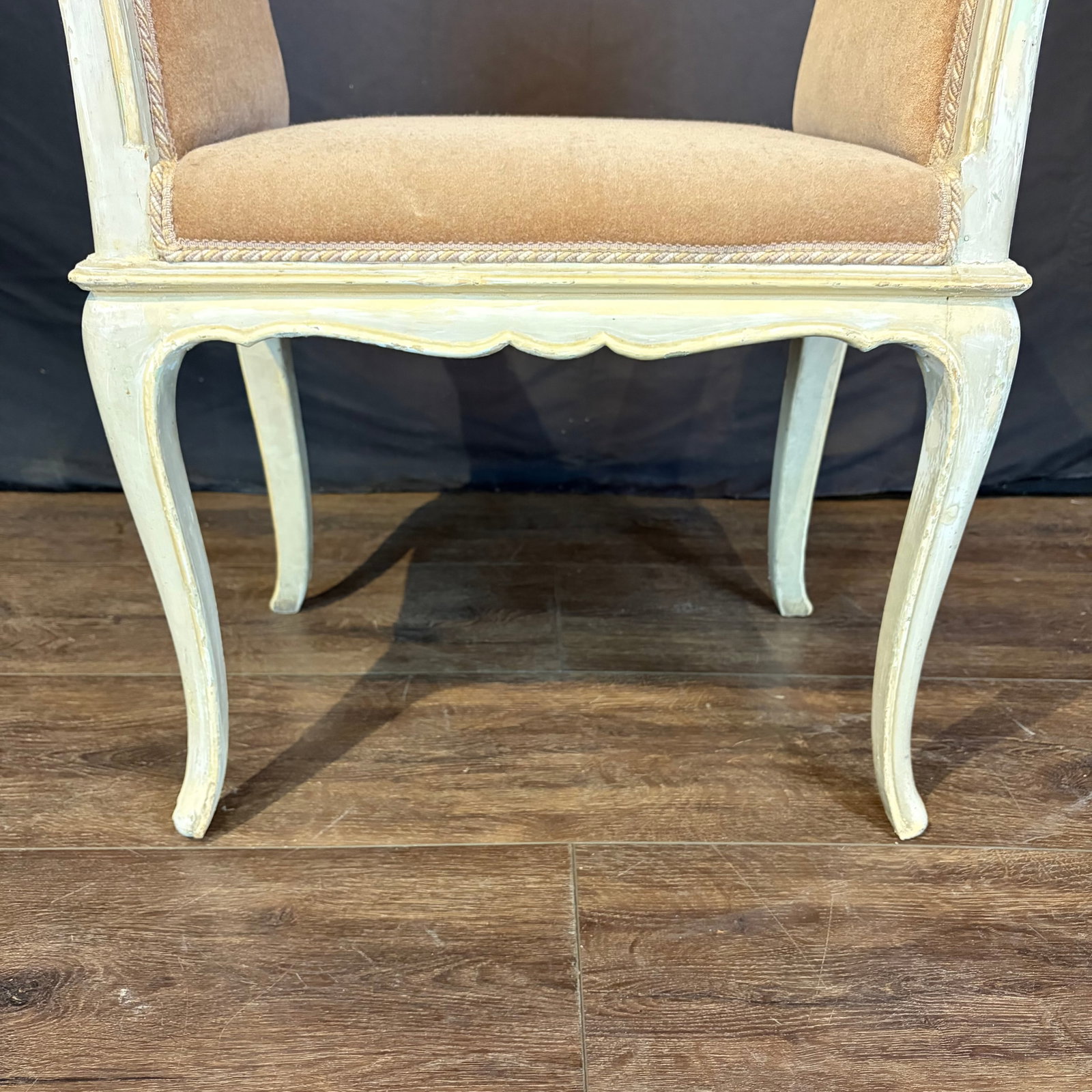 Antique French Painted Louis XV Banquette Bench - 3