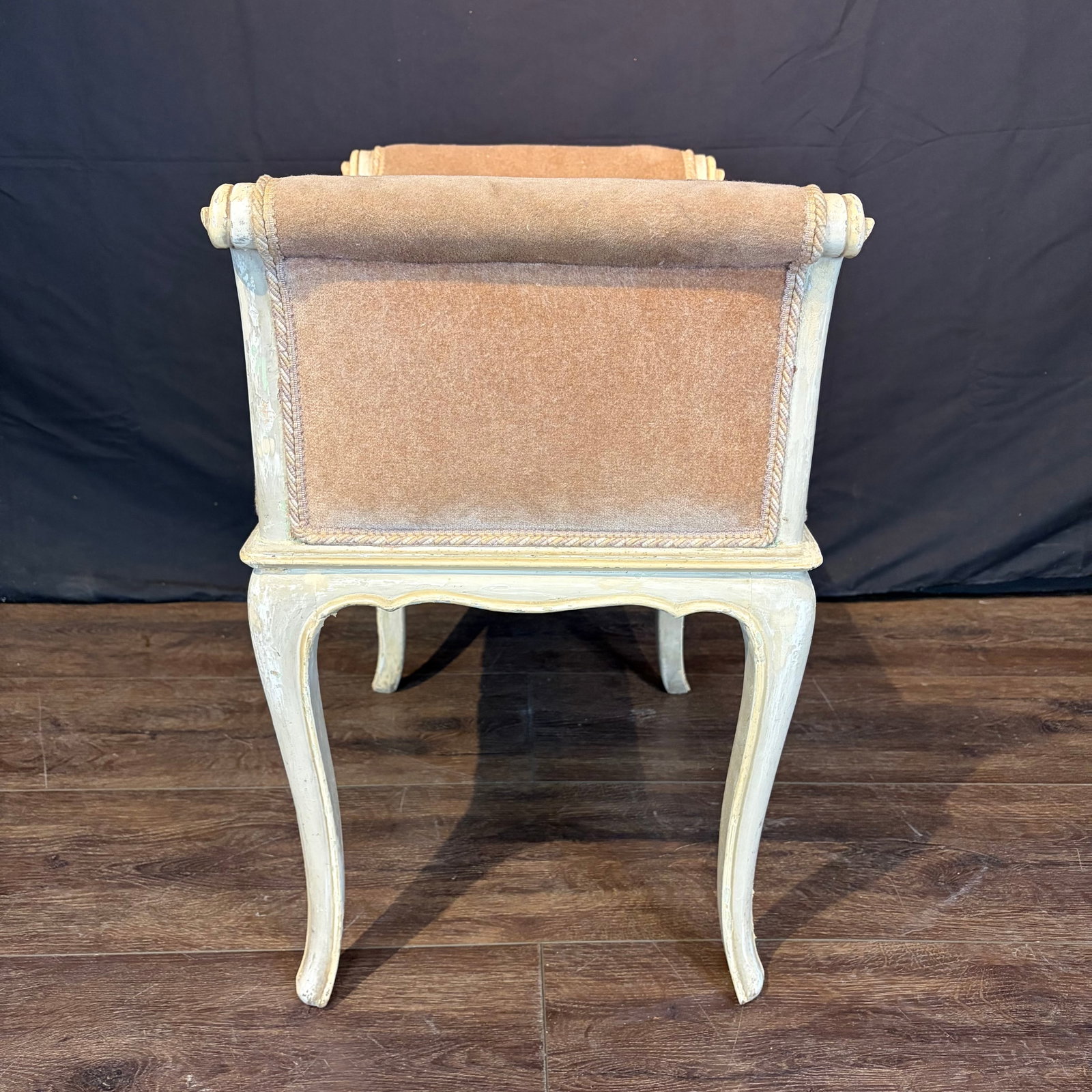 Antique French Painted Louis XV Banquette Bench - 9