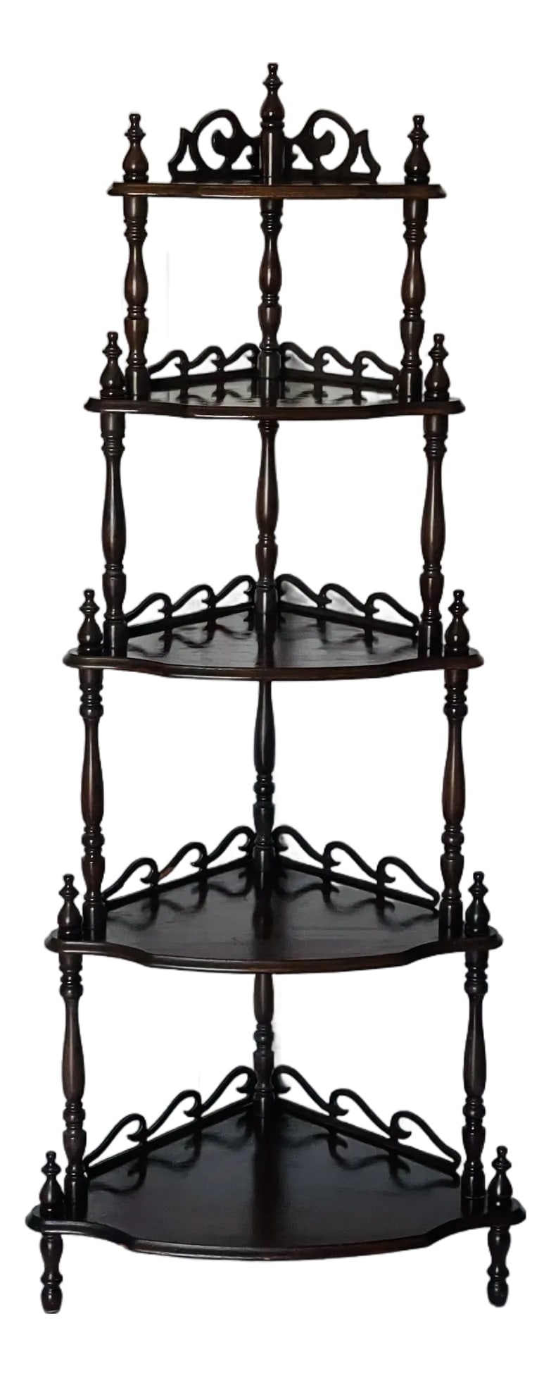 20th Century Corner Etagere Display Multitier (1 of 5)