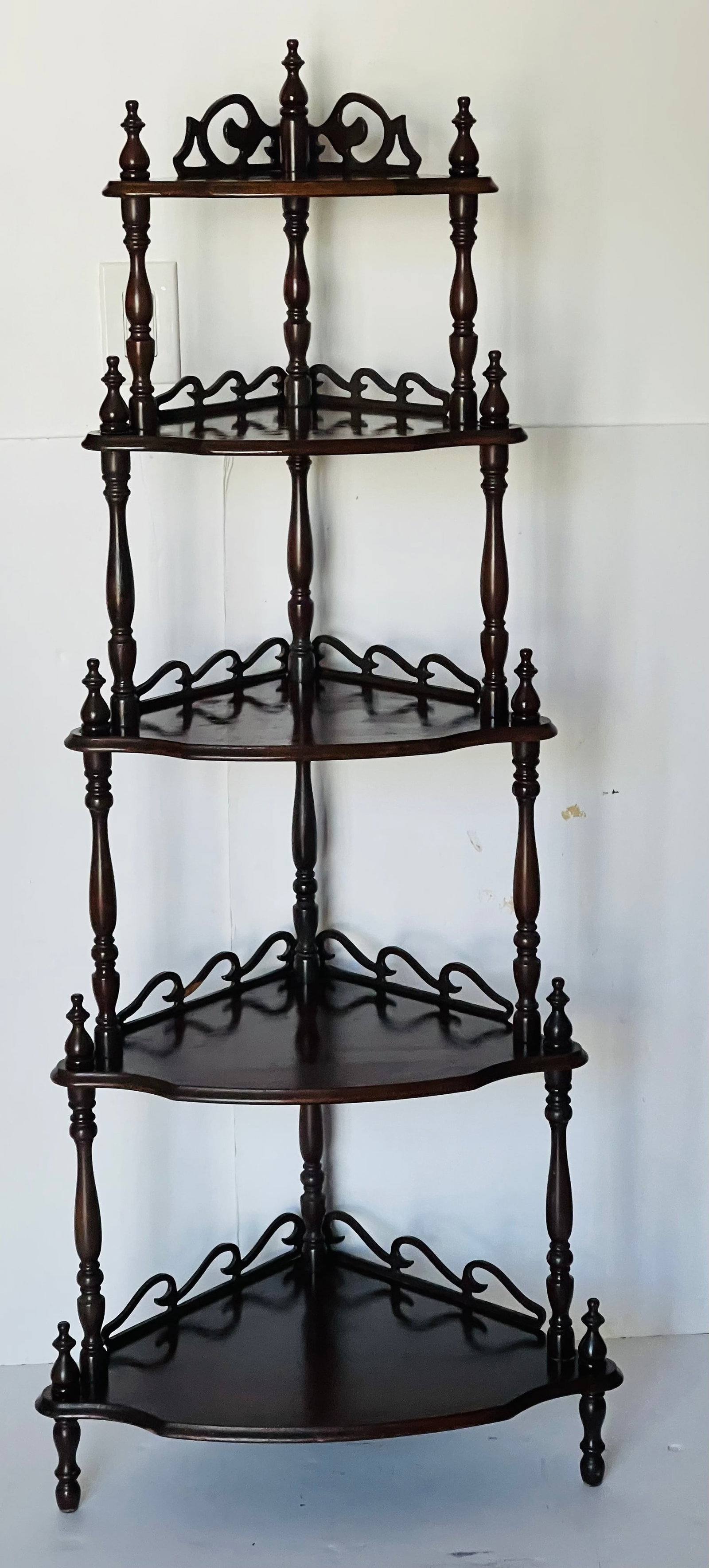 20th Century Corner Etagere Display Multitier - 2