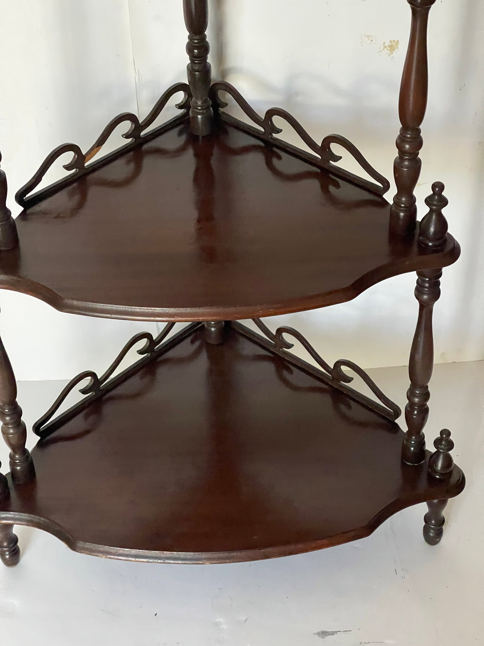 20th Century Corner Etagere Display Multitier - 4