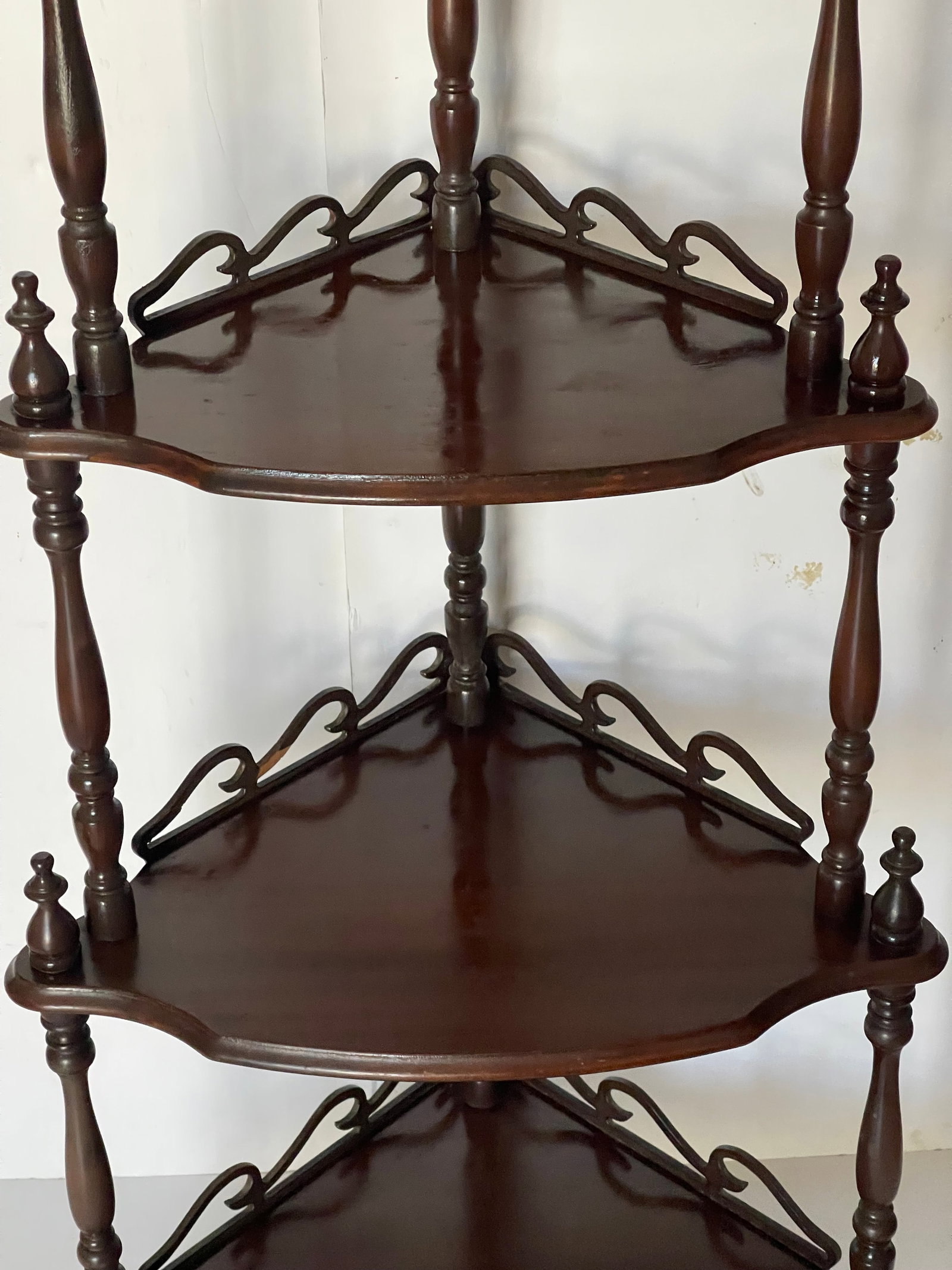 20th Century Corner Etagere Display Multitier - 5
