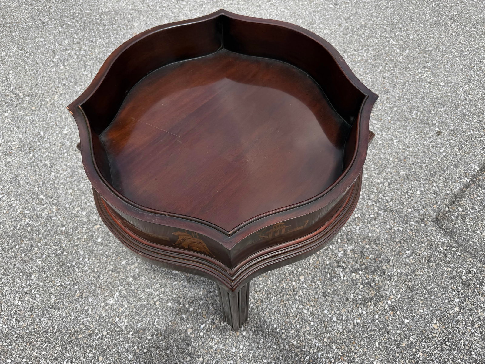 Theodore Alexander Indochine the Floral Painted Box Accent Table - 7