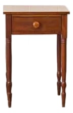 Antique American One Drawer Cherry Side Table (C. 1850) (1 of 10)