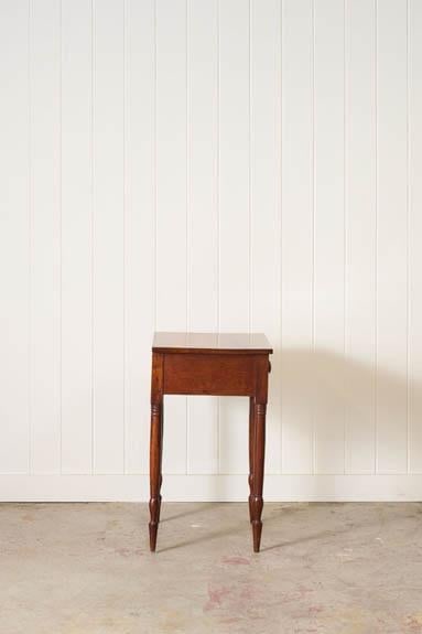 Antique American One Drawer Cherry Side Table (C. 1850) - 6