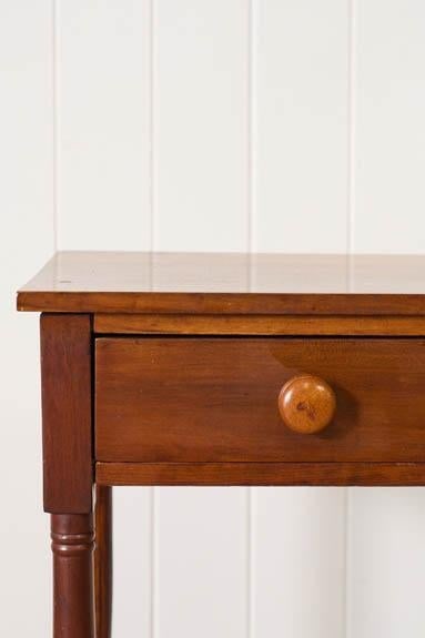 Antique American One Drawer Cherry Side Table (C. 1850) - 8