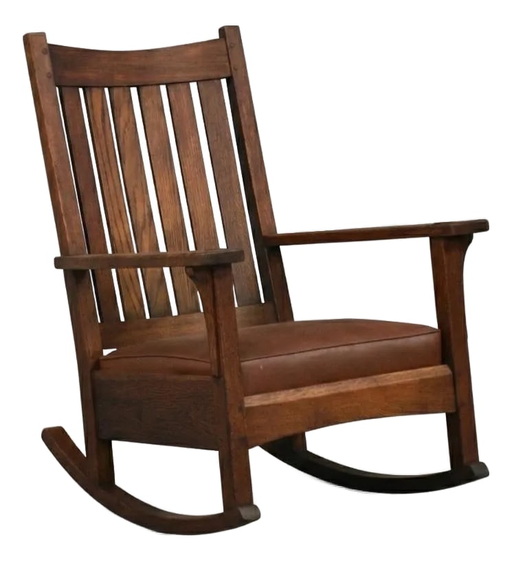 1910s L&jg Stickley Rocking Chair Mission Arts and Crafts (1 of 11)