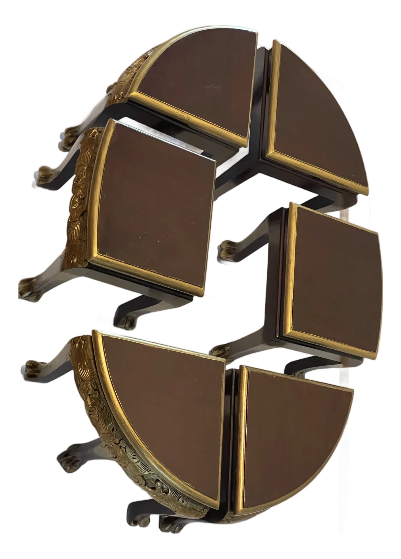 20 Th C Vintage Chinese Chinoiserie Stools Set 6 Carved: Gorgeous set of 6 Chinese Chinoiserie Stools with carving decor. Condition: Alterations: Original Condition Unaltered Imperfections: Some Imperfections Condition Notes: Good Origin: China Material