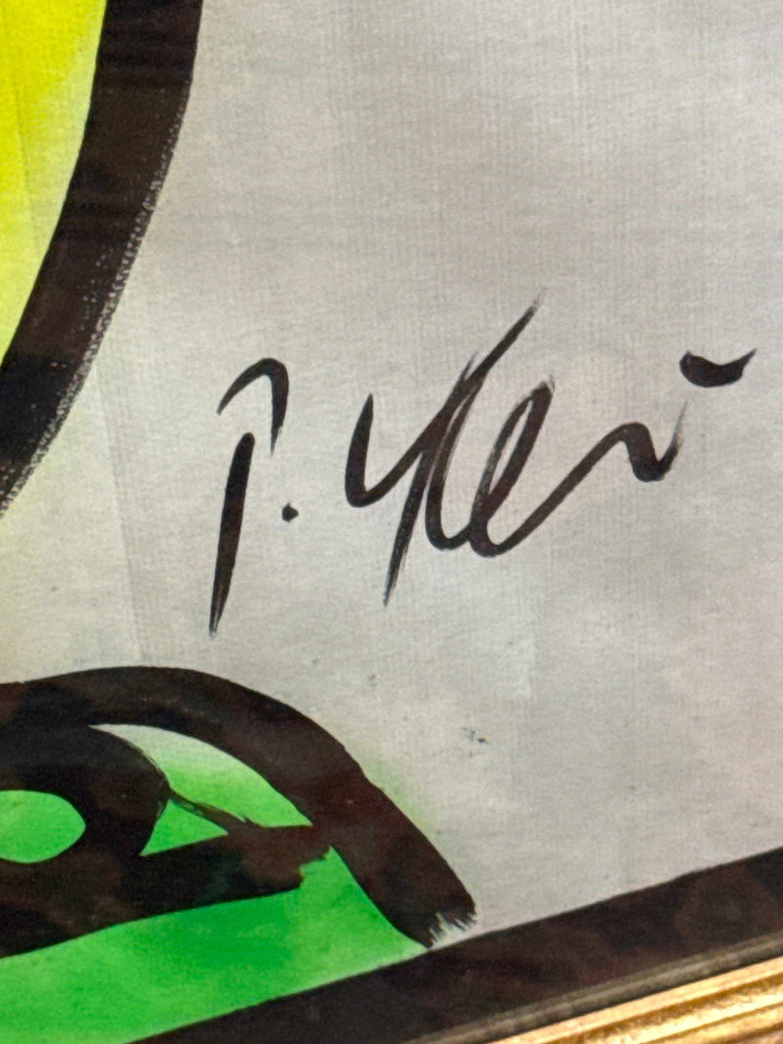 1970s Peter Keil Abstract Portrait Painting My Friend From Palma - 5