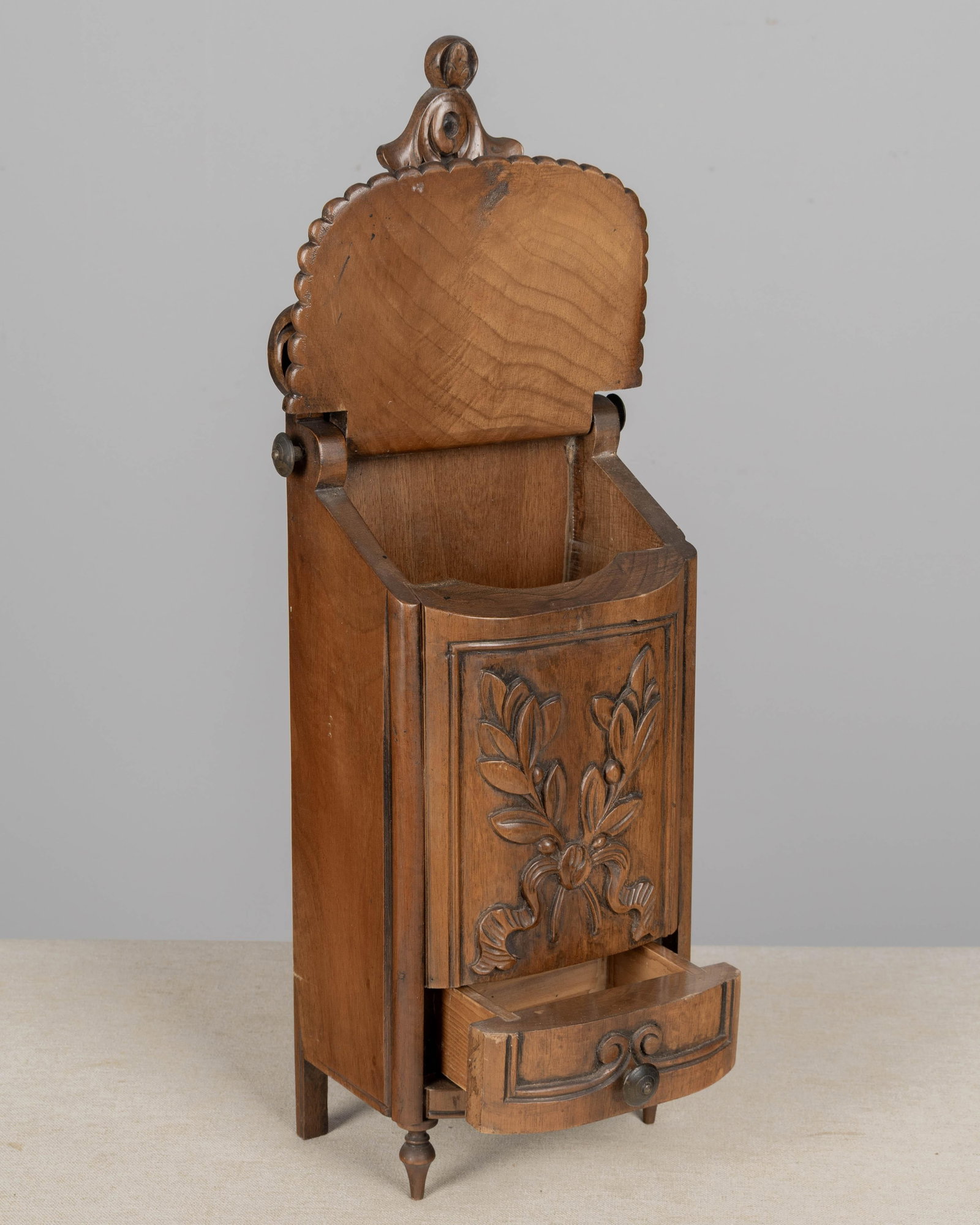 French Provencal Walnut Boxes, Set of 2 - 6