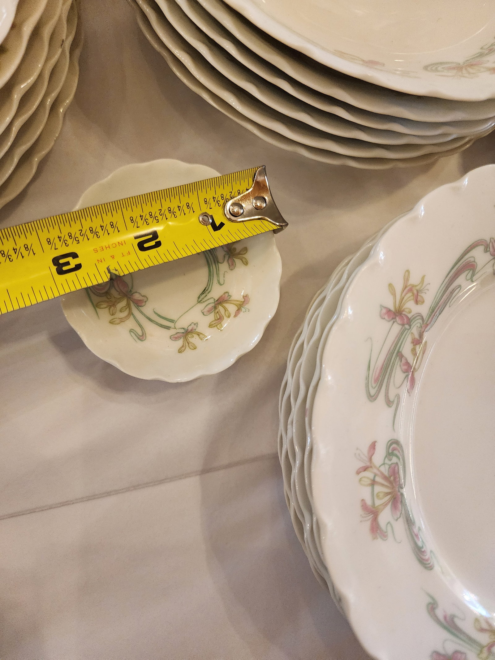 36 Piece Haviland Limoges Vintage Dessert Dish Set - 10