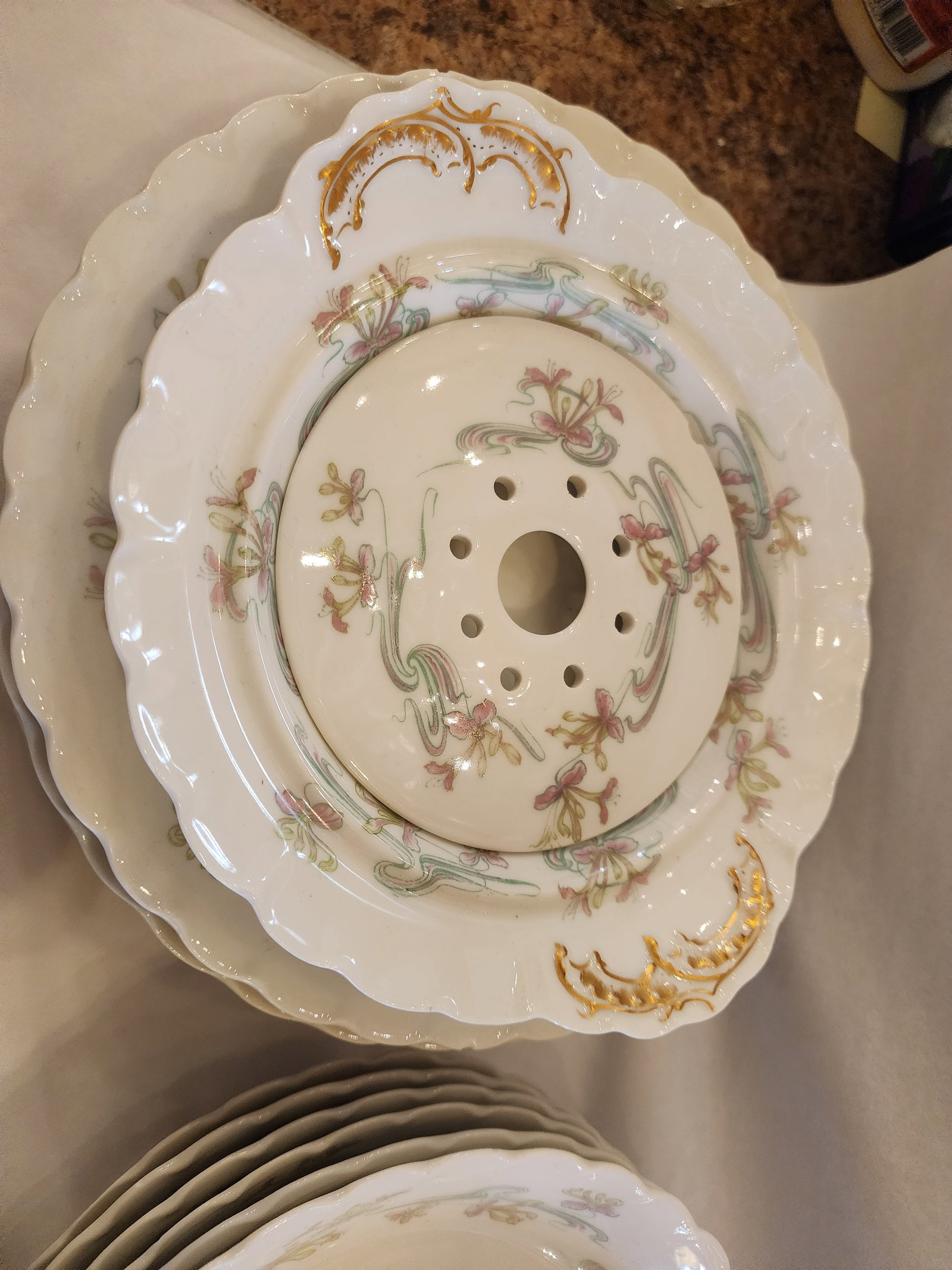 36 Piece Haviland Limoges Vintage Dessert Dish Set - 11
