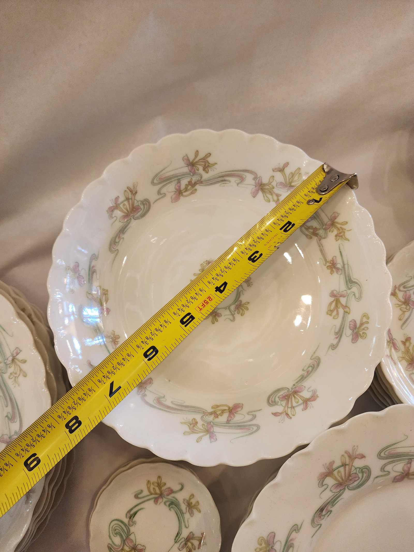 36 Piece Haviland Limoges Vintage Dessert Dish Set - 7