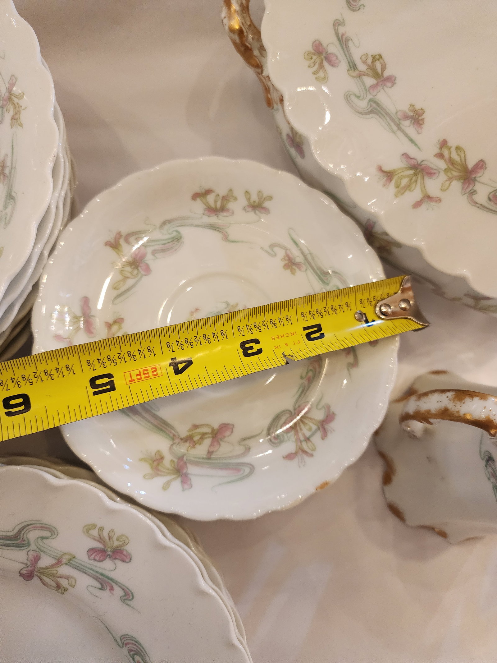 36 Piece Haviland Limoges Vintage Dessert Dish Set - 9