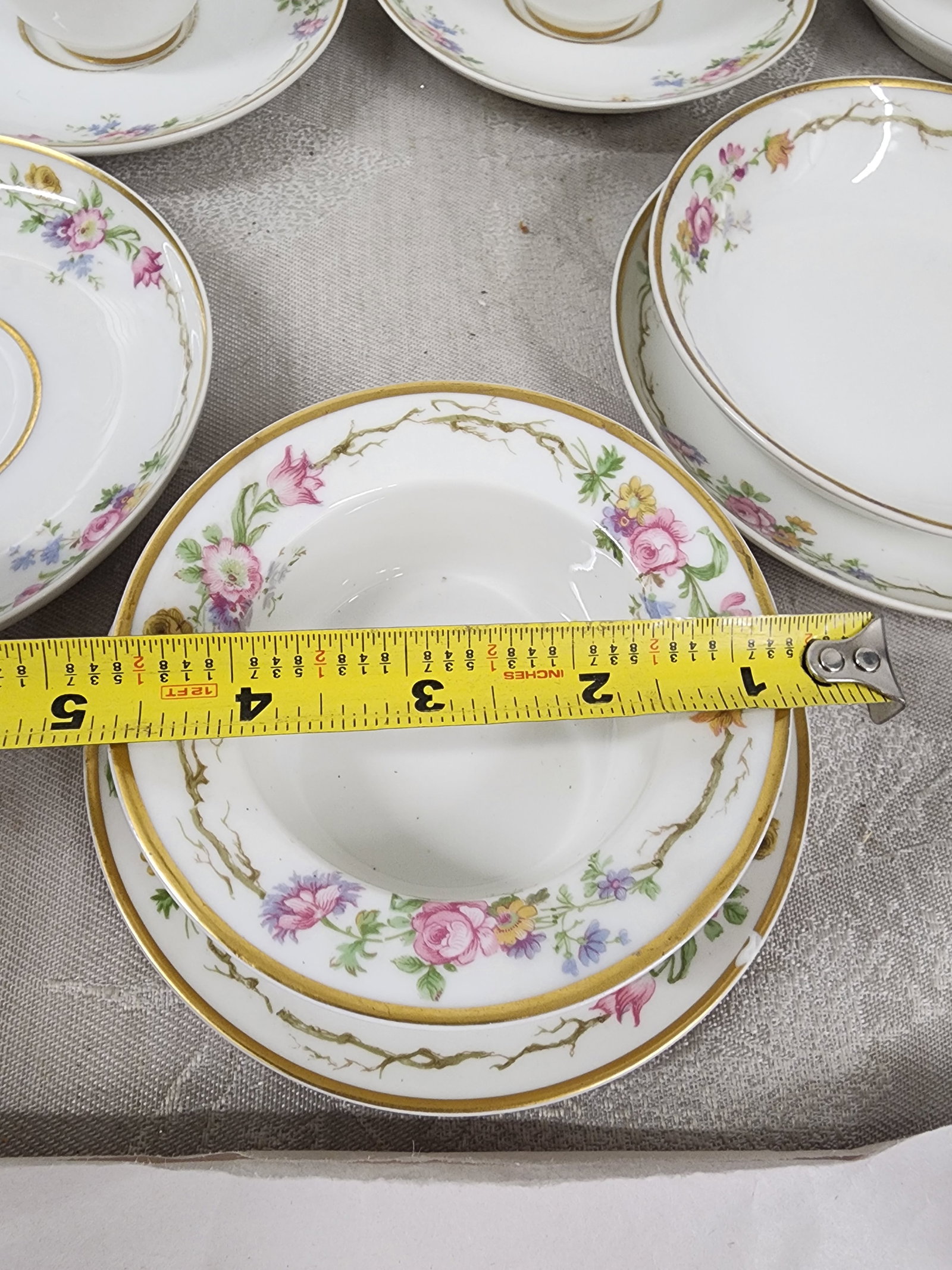 1950s Limoges Tea and Coffee Set. c.h. Field Haviland - 44 Pieces - 12