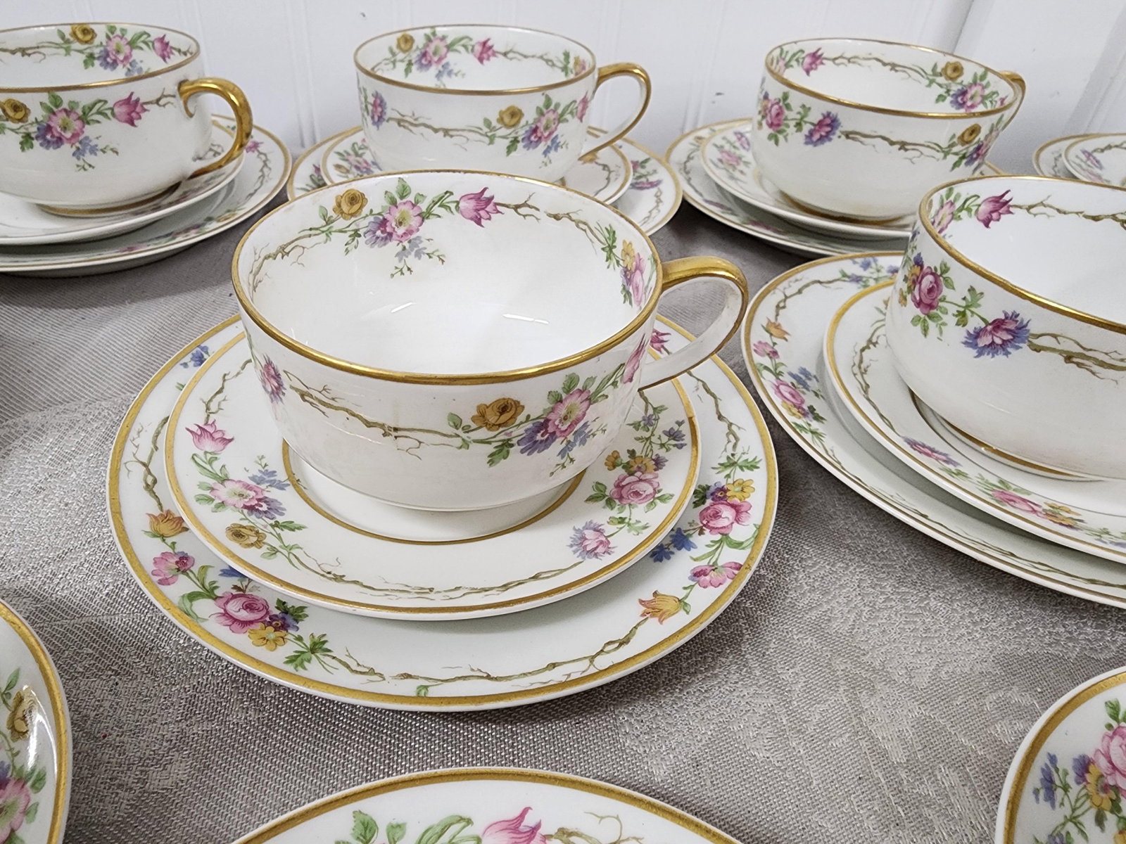 1950s Limoges Tea and Coffee Set. c.h. Field Haviland - 44 Pieces - 3