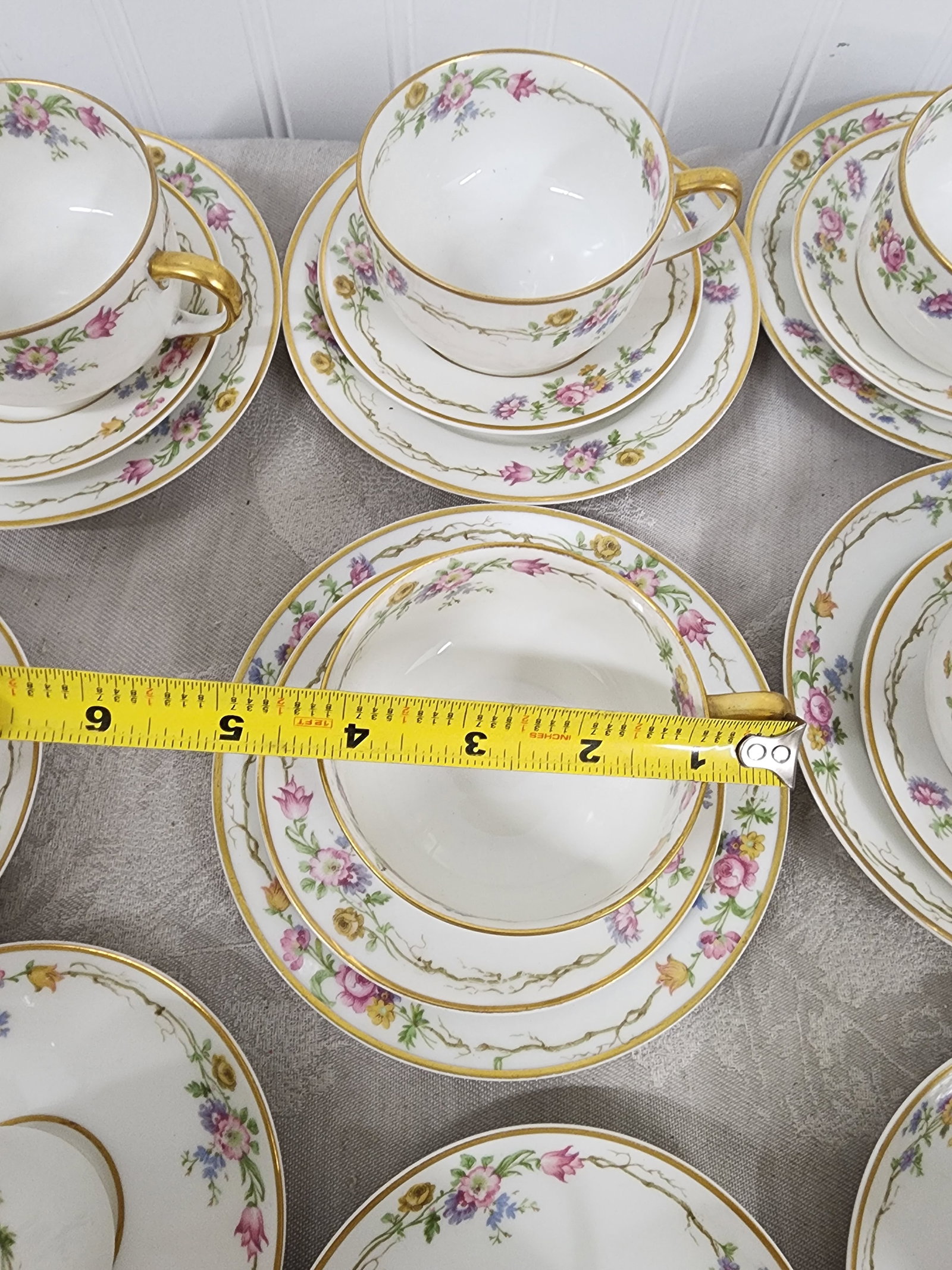 1950s Limoges Tea and Coffee Set. c.h. Field Haviland - 44 Pieces - 7