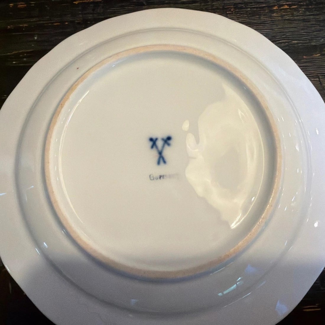 Late 19th Century Meissen MS220 7inch Plates (7) Plus Matching Gravy Boat - 13