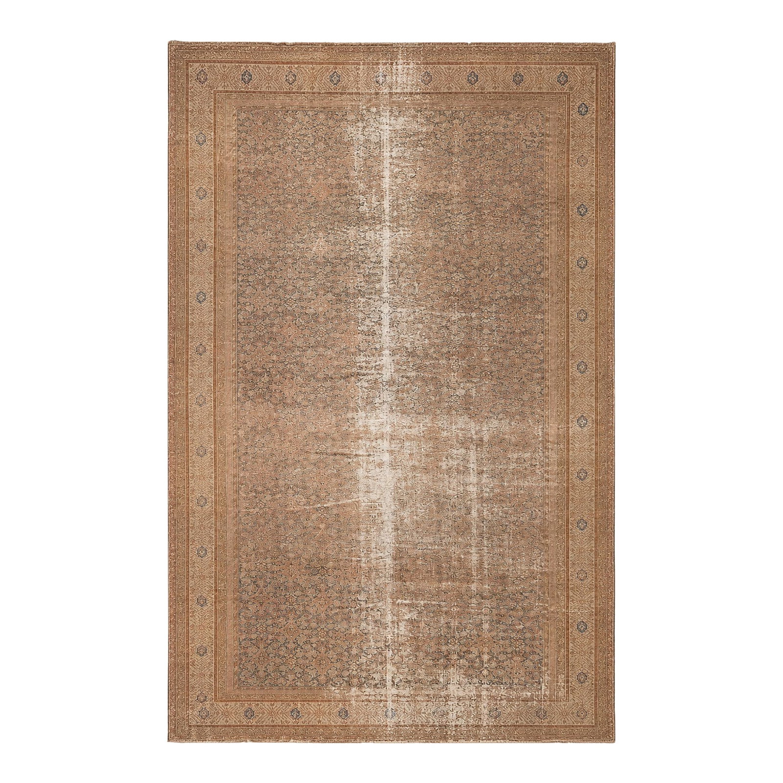 Vintage Distressed Malayer Rug - Gallery Size 7 X 17: Vintage bring unparalleled soul and character to your space with this magnificent distressed vintage Persian Malayer gallery rug. Measuring an impressive 7'2" x 17', this oversized statement piece