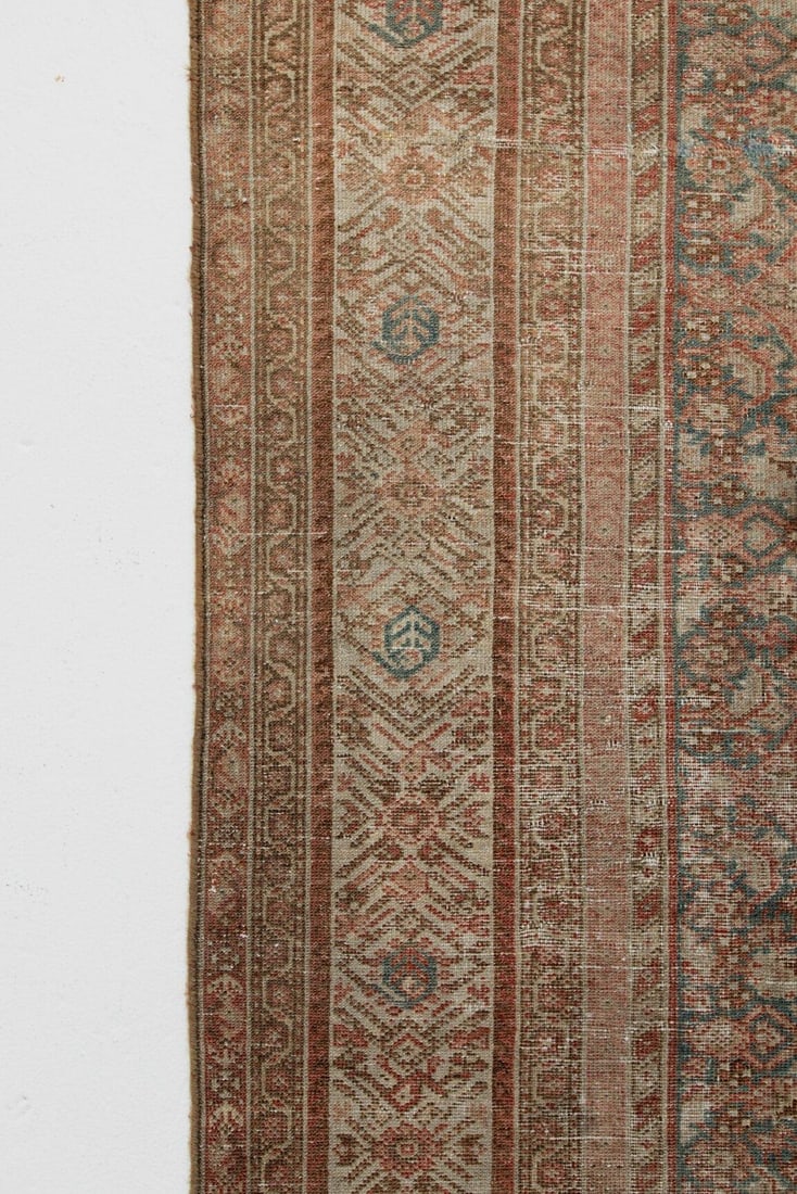 Vintage Distressed Malayer Rug - Gallery Size 7 X 17 - 7