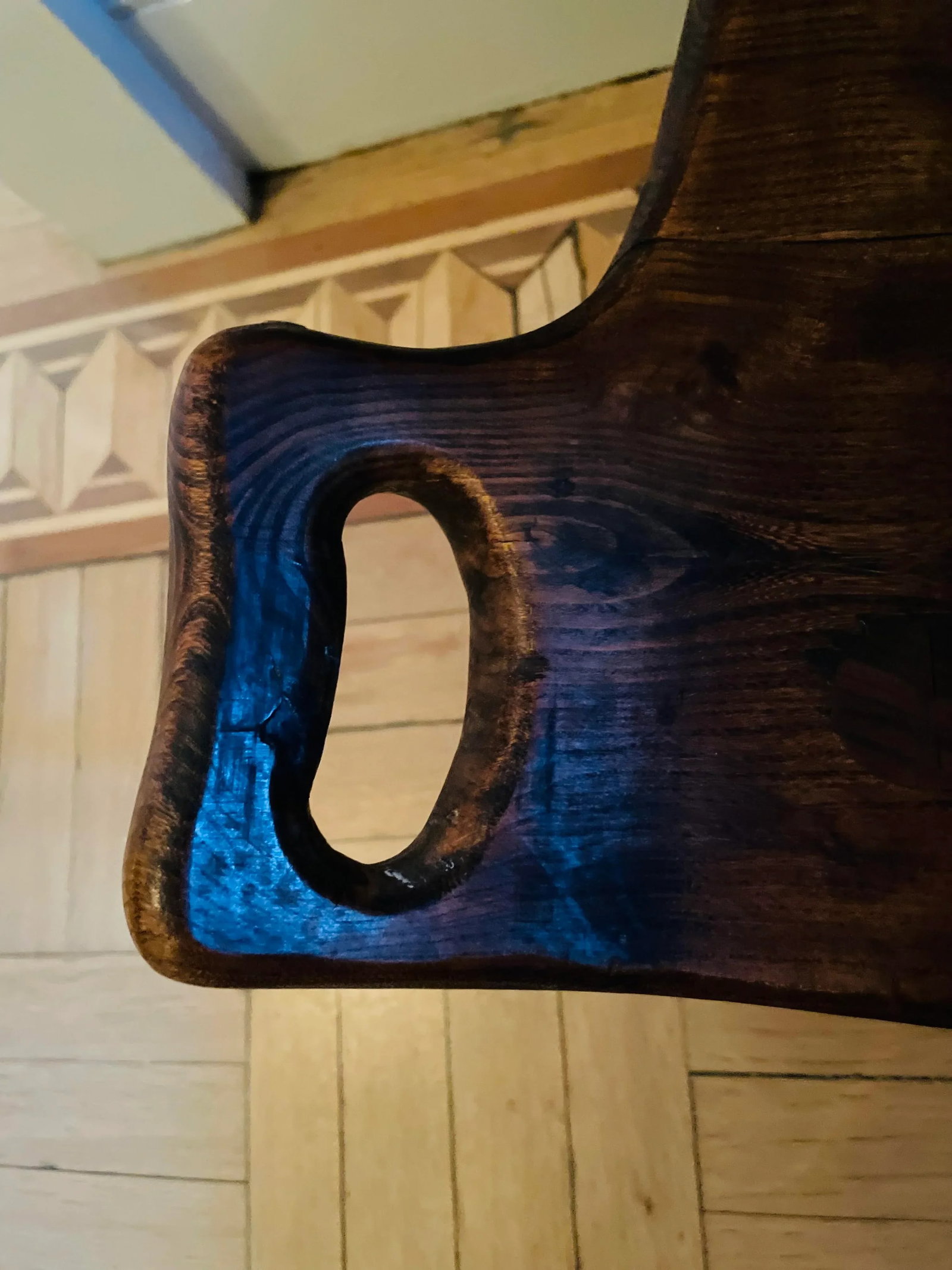 Mid-Century Arts and Crafts-Inspired Four-Legged German Birthing Chair - 6