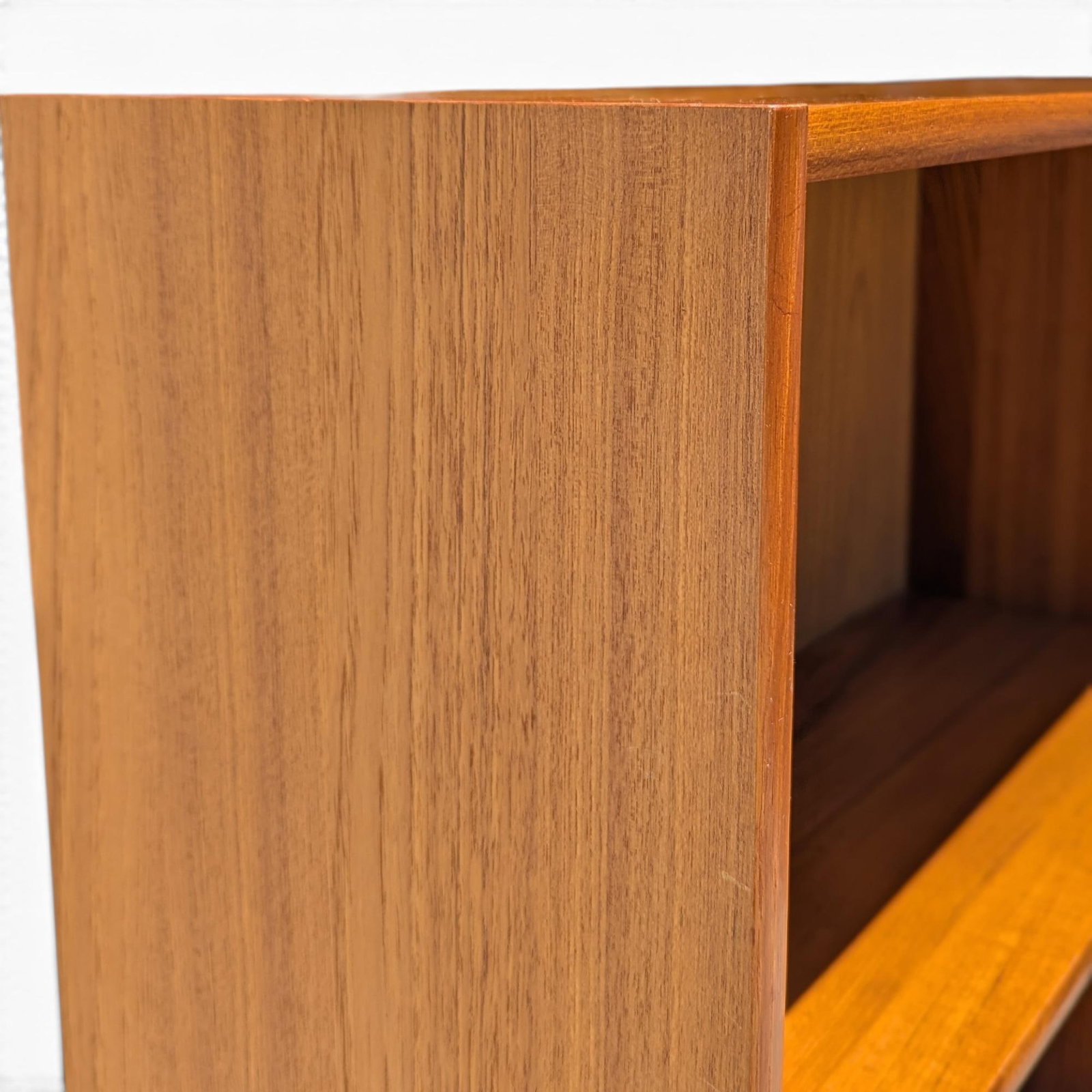 Petite Vintage Teak Bookcase, Danish Modern, 1970s - 17