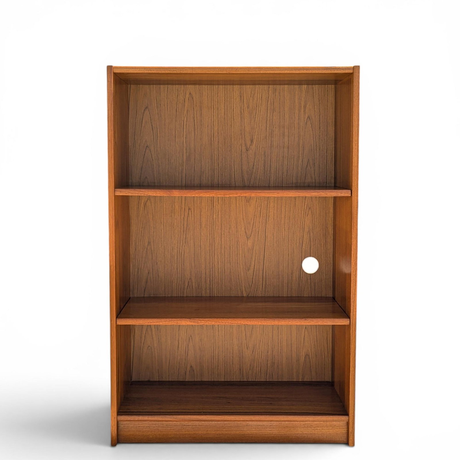 Petite Vintage Teak Bookcase, Danish Modern, 1970s - 2