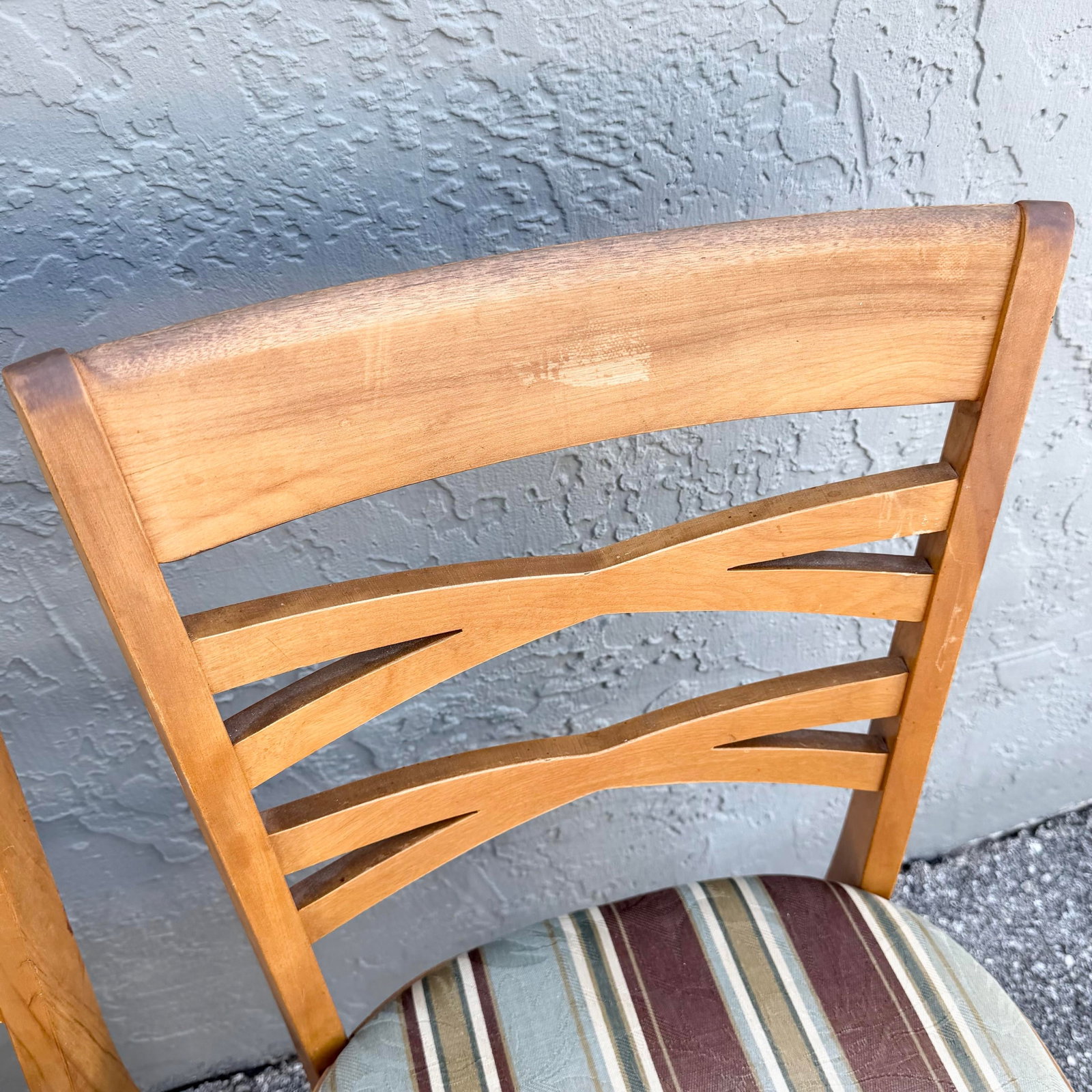 Mid Century Modern Double Cross Back Dining Chairs by Heywood Wakefield - Set of 4 - 9
