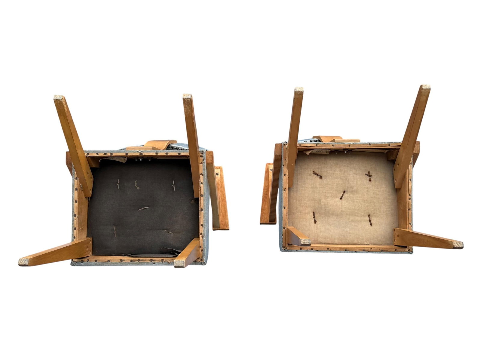 Pair of Mid-Century Modern Armchairs by Custom & Modern Upholstering Co., Gardner Ma, C. 1950 - 16