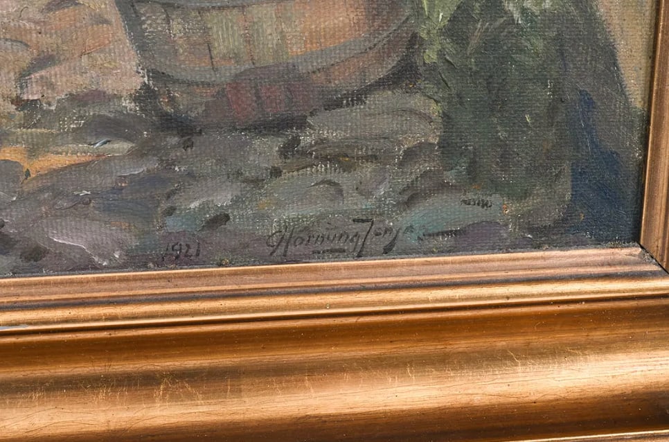 1930s Signed & Dated Danish Landscape | Oil on Canvas - 2