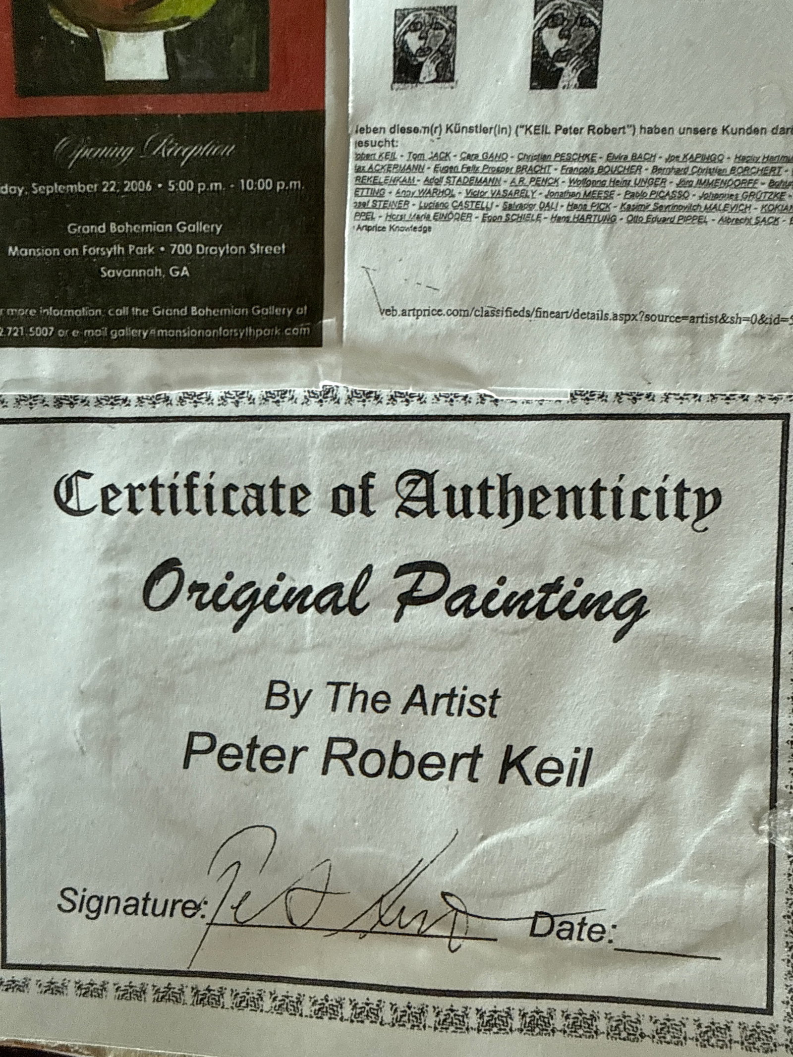 1970s Peter Keil Abstract Graffiti Large Portrait Painting - 6