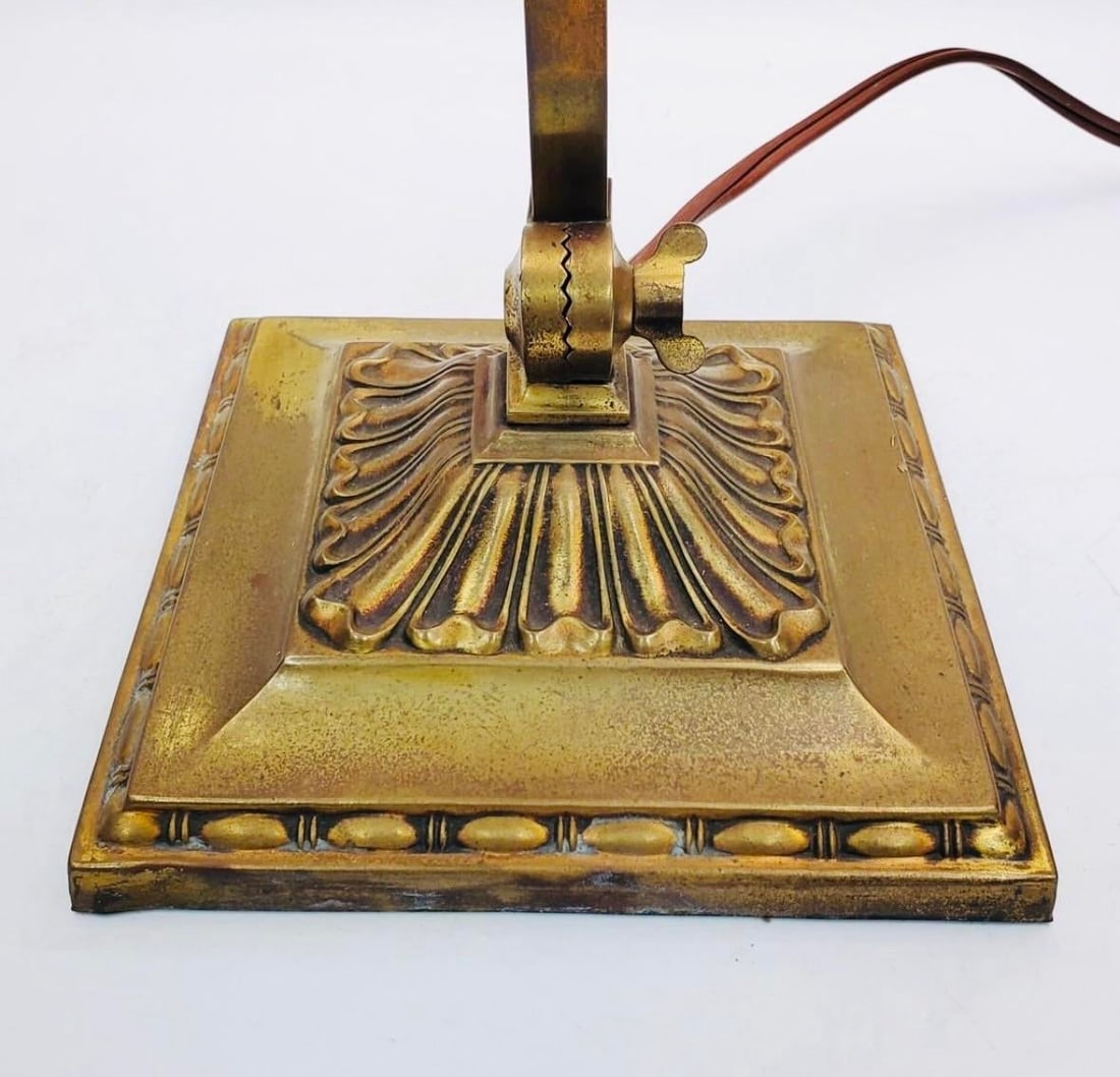 Vintage McFaddin & Co. Emeralite Bankers Desk Lamp No. 8734 - 3