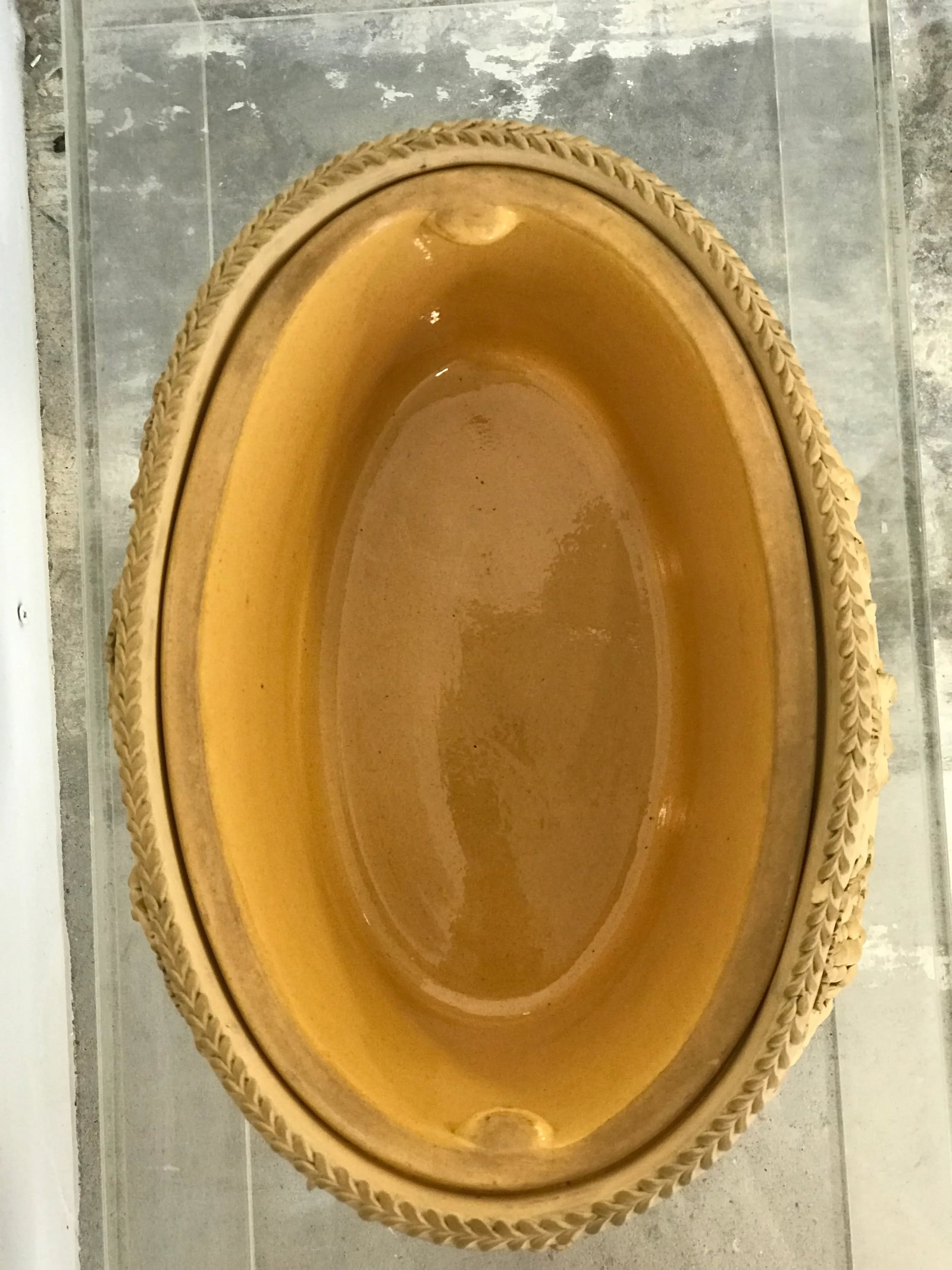 Late 19th Century Large 3pc Antique Wedgwood Caneware Game Pie Dish / Tureen C1870 #4 - 12