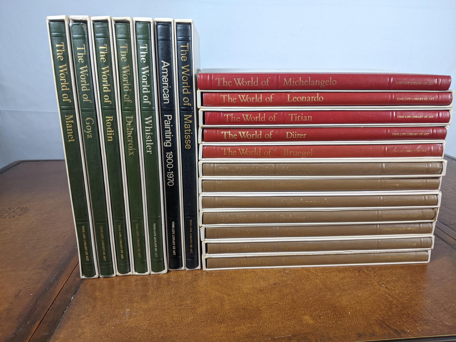 19-Volume Vintage Time-Life Library of Art Books, Decorative Designer Set - 2