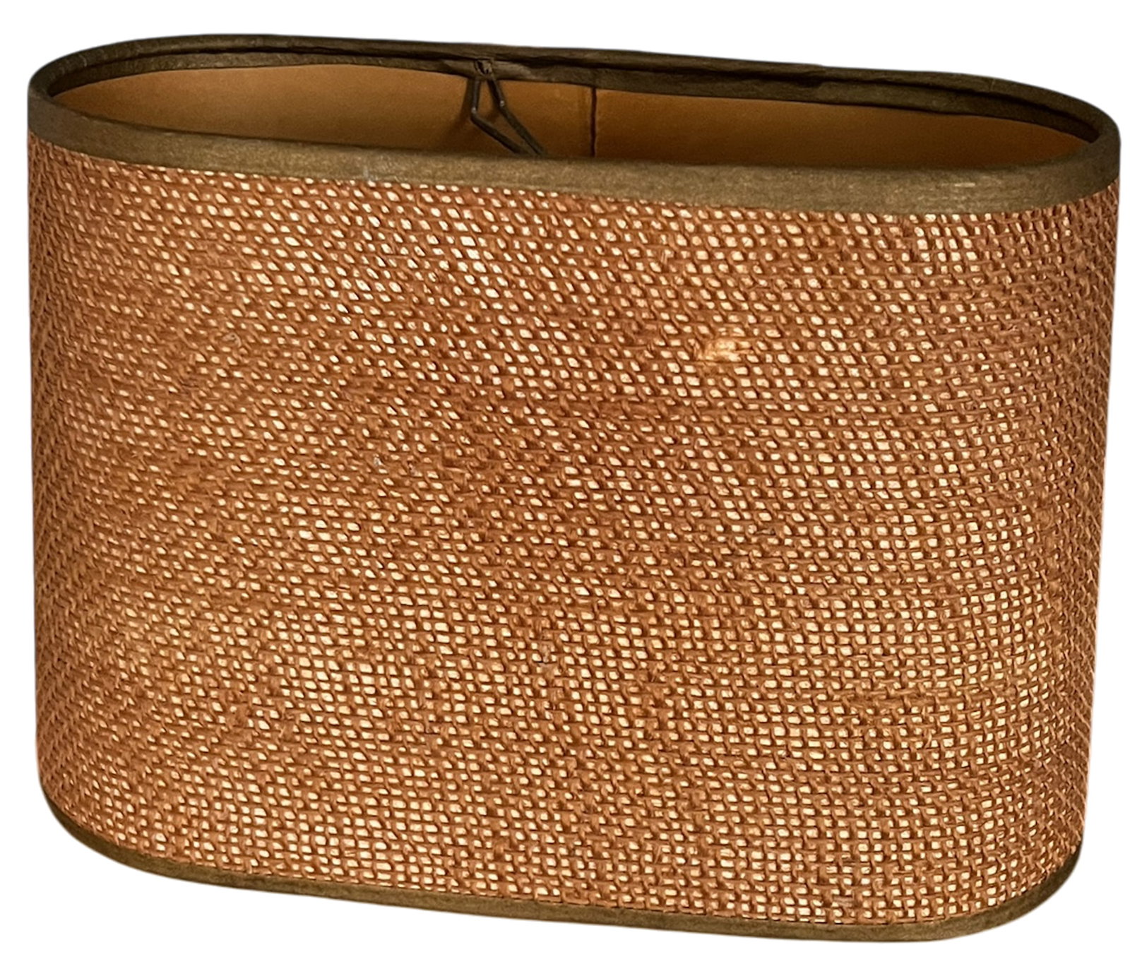 1970s Geometric Pierced Metal Wall Sconce With Original Woven Shade, Mid-Century Modern After Freder - 11