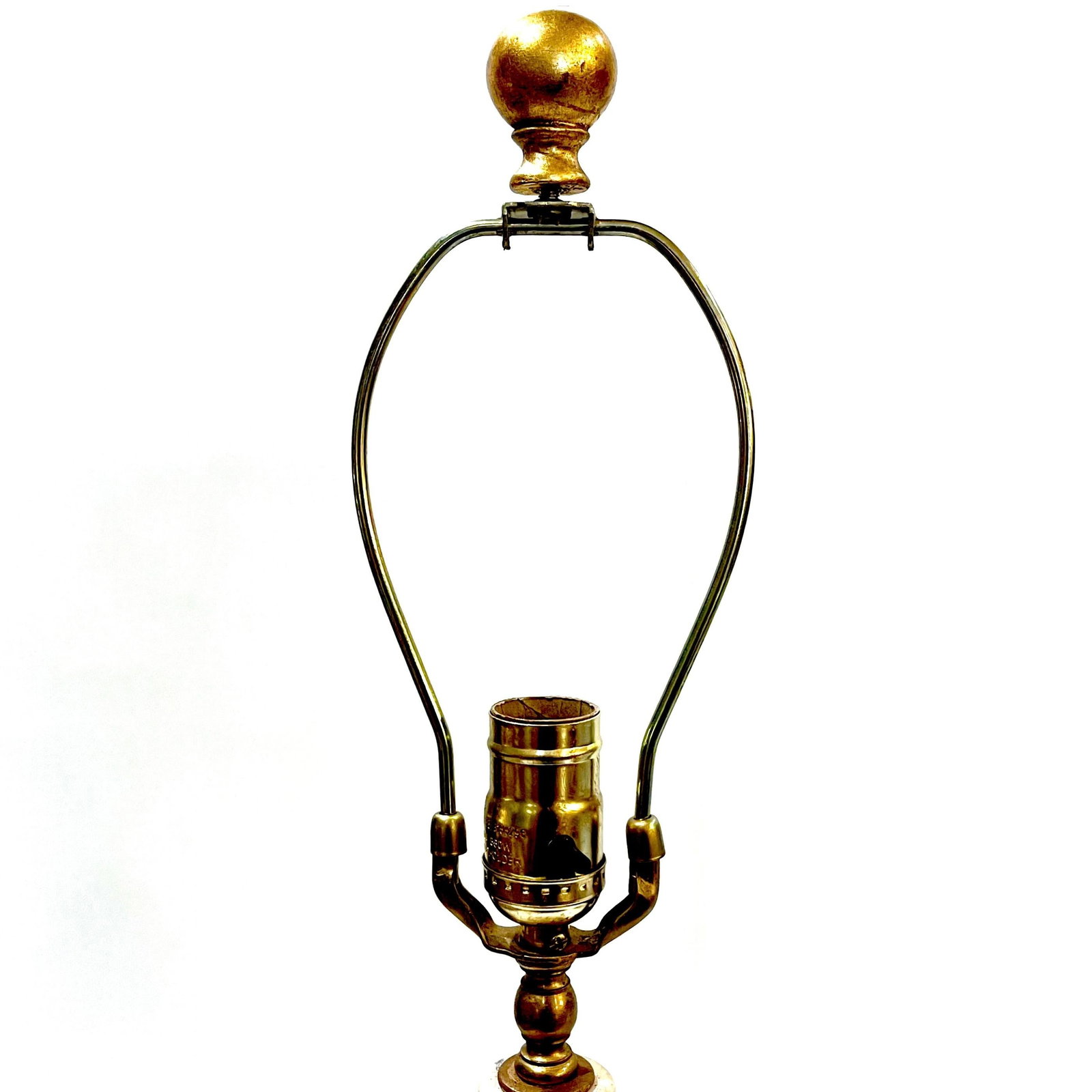 1920's Carved Alabaster Urn Table Lamp - Newly Wired - New Shade - 9