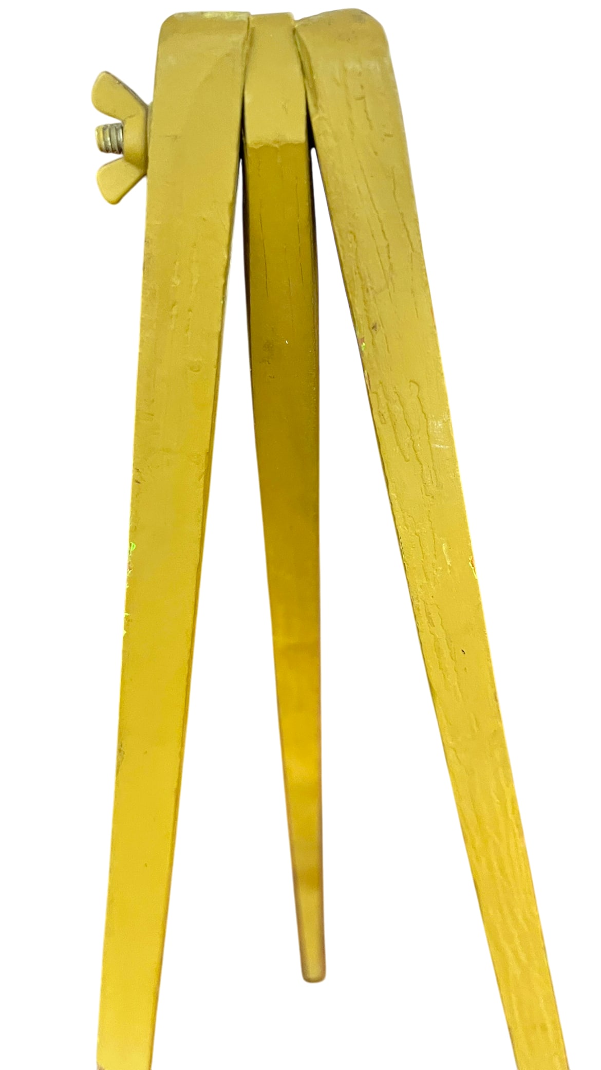 Vintage Chartreuse Painted Wood Artist's Display Easel, 36" - 6