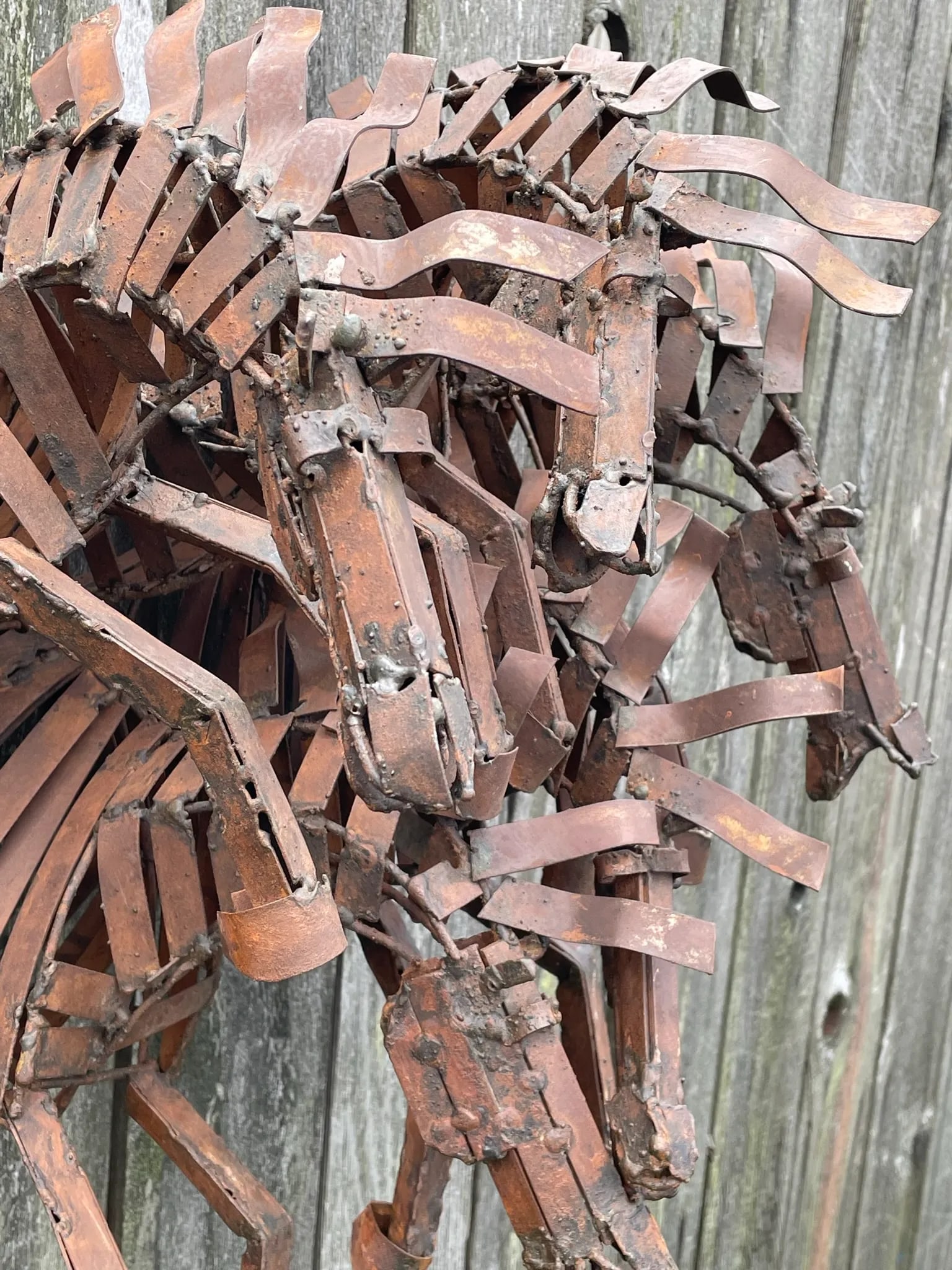 Wild Stallions Oxidized Metal Wall Hanging - 4