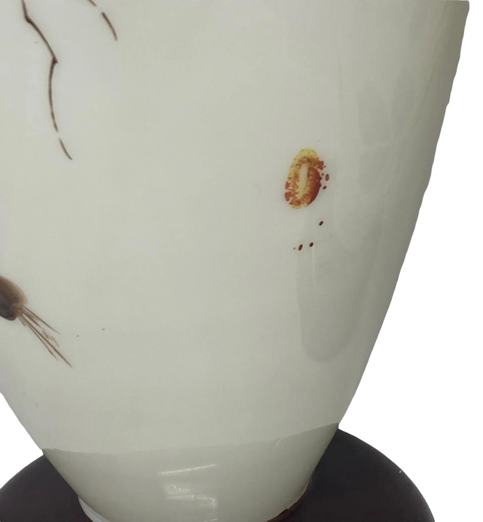 Late 19th Century Bristol Glass Hand Painted Floral Roses Vases - a Pair - 7