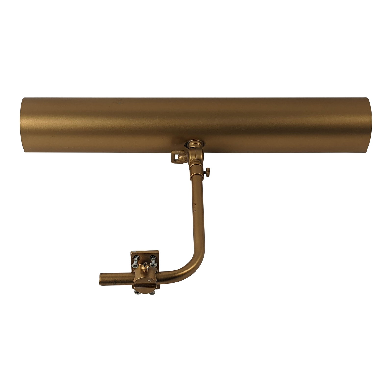 Vintage 14" Adjustable Brass Gallery Picture Light - Articulated Single Arm & Built-in Switch (1 of 11)