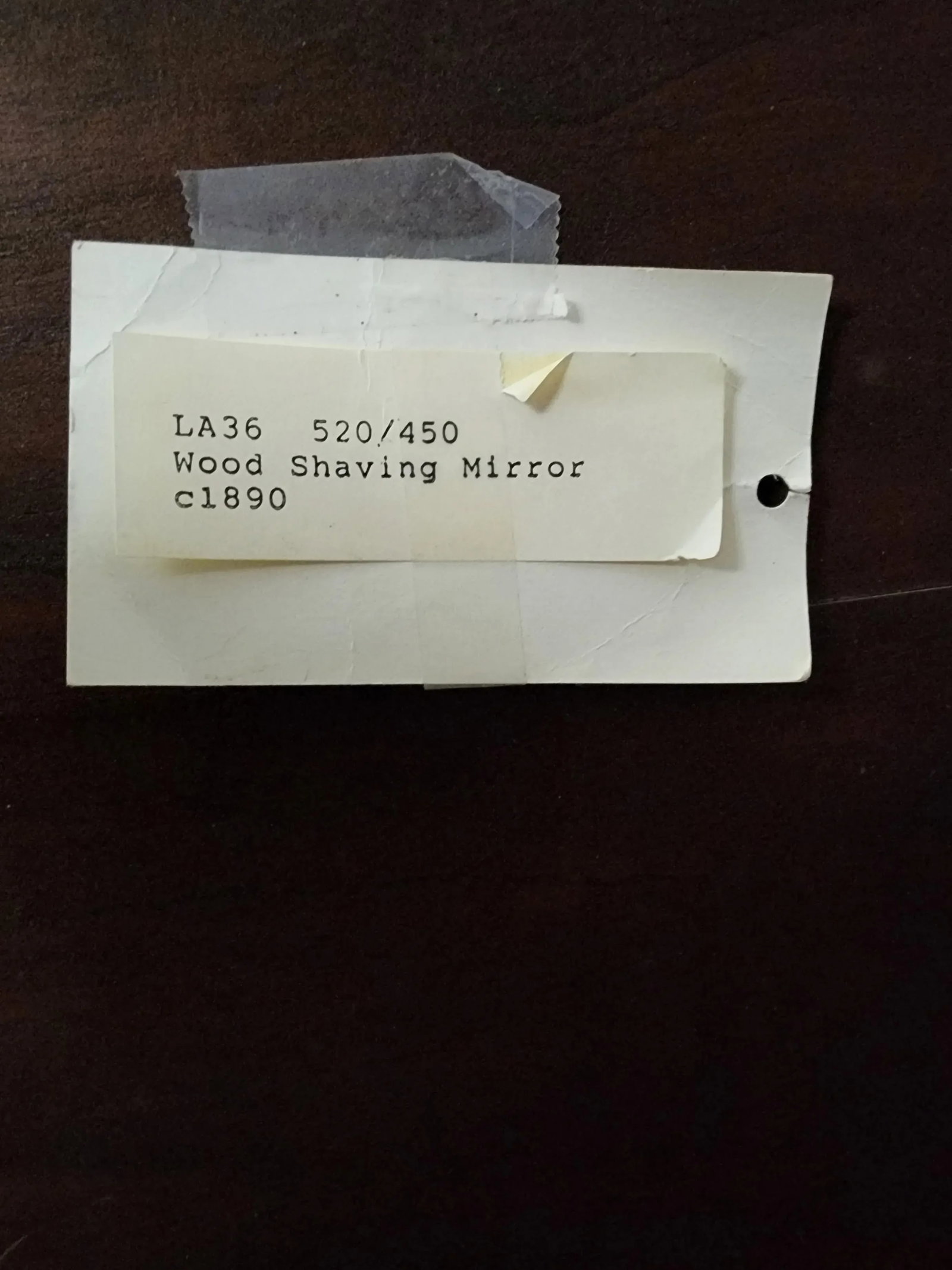 19th Century Victorian Gentleman's Shaving Mirror - 10